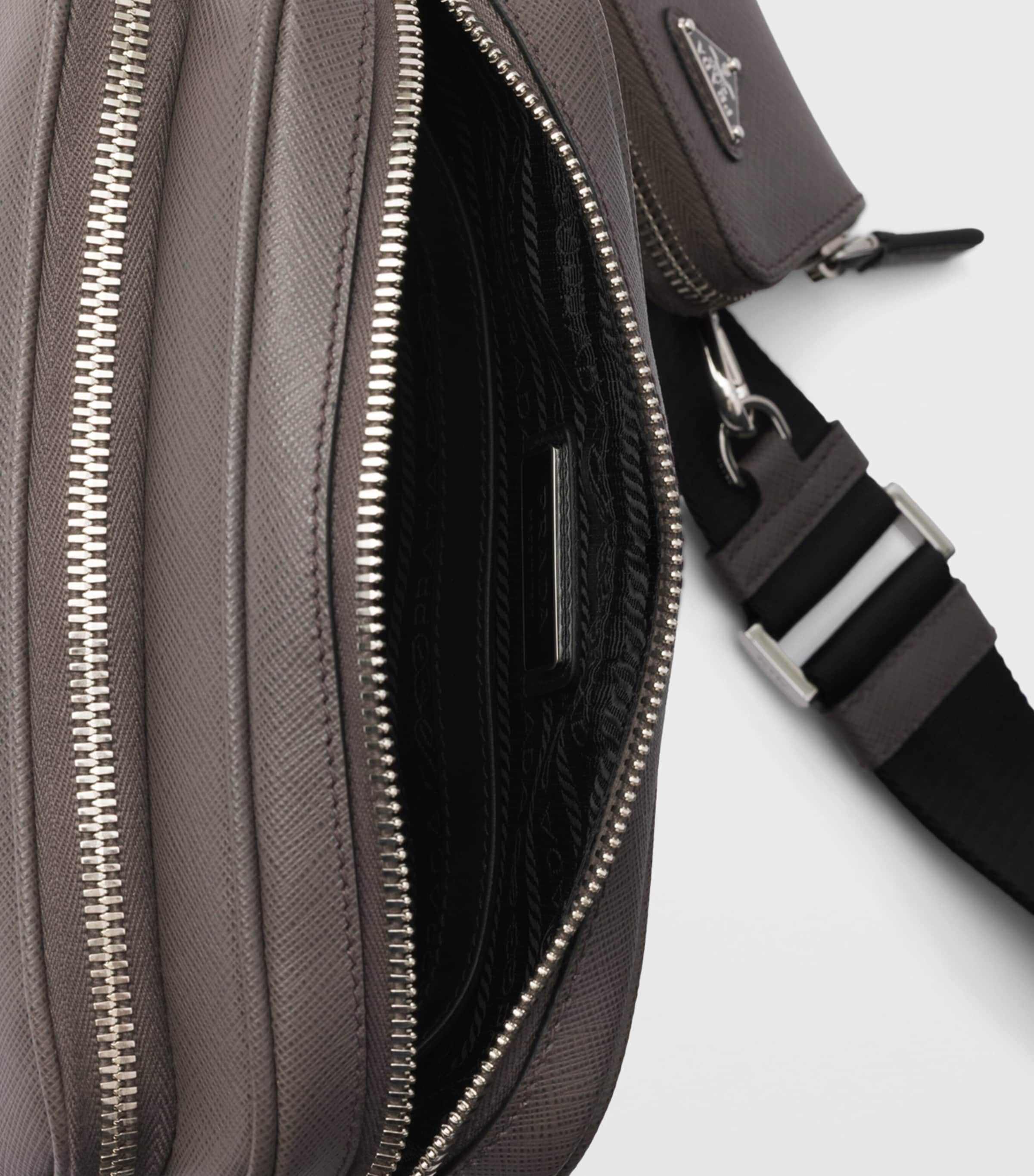 Saffiano Leather Shoulder Bag F03SG Image 4