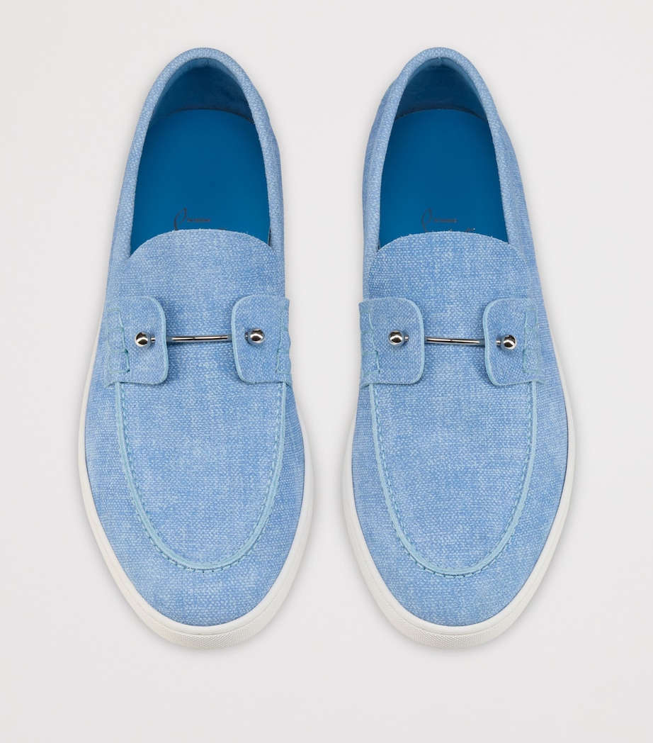 Christian Louboutin Chambeliboat Leather Boat Shoes Image 5