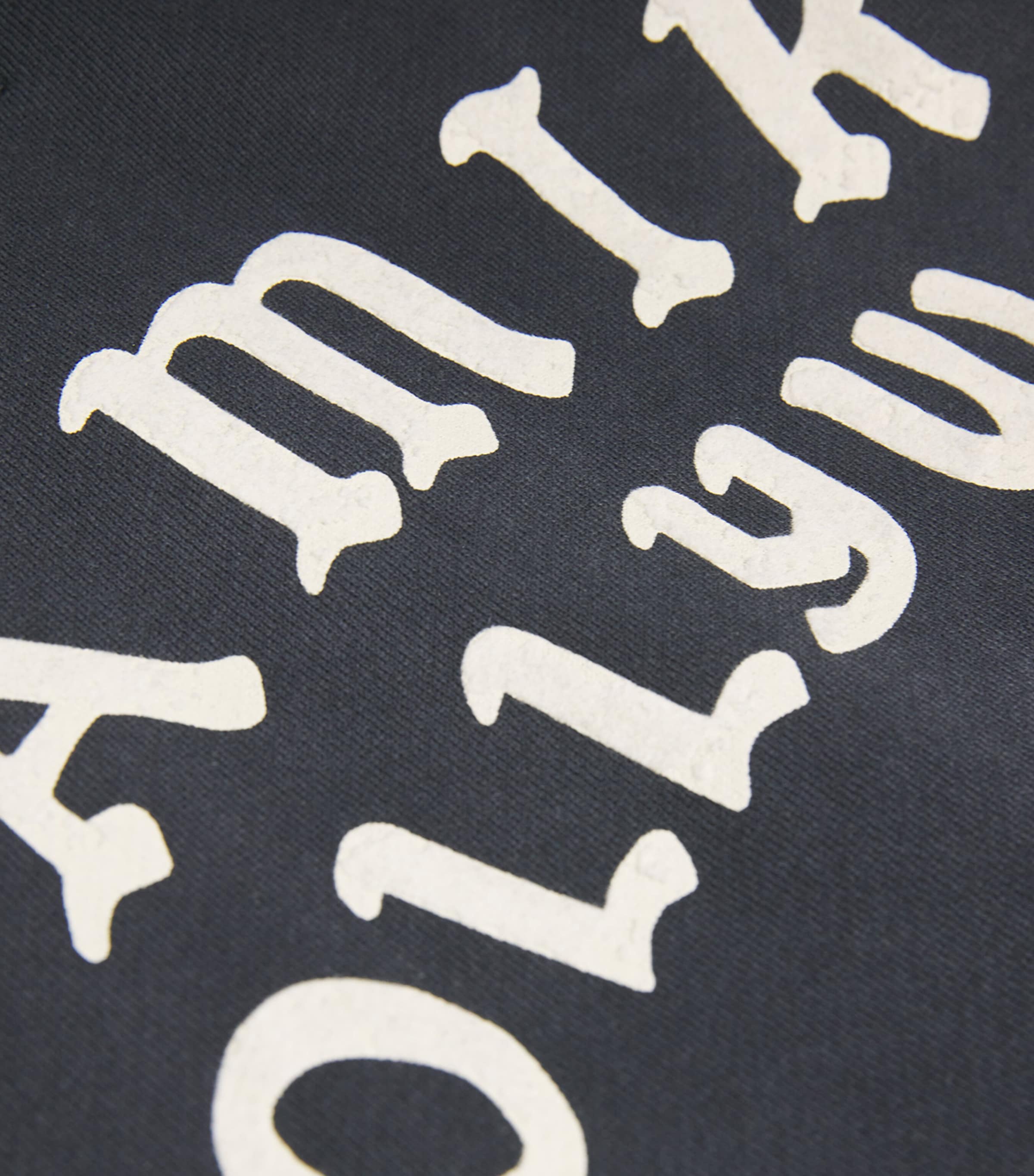 Cotton Hollywood Zip Hoodie BLACK Image 5