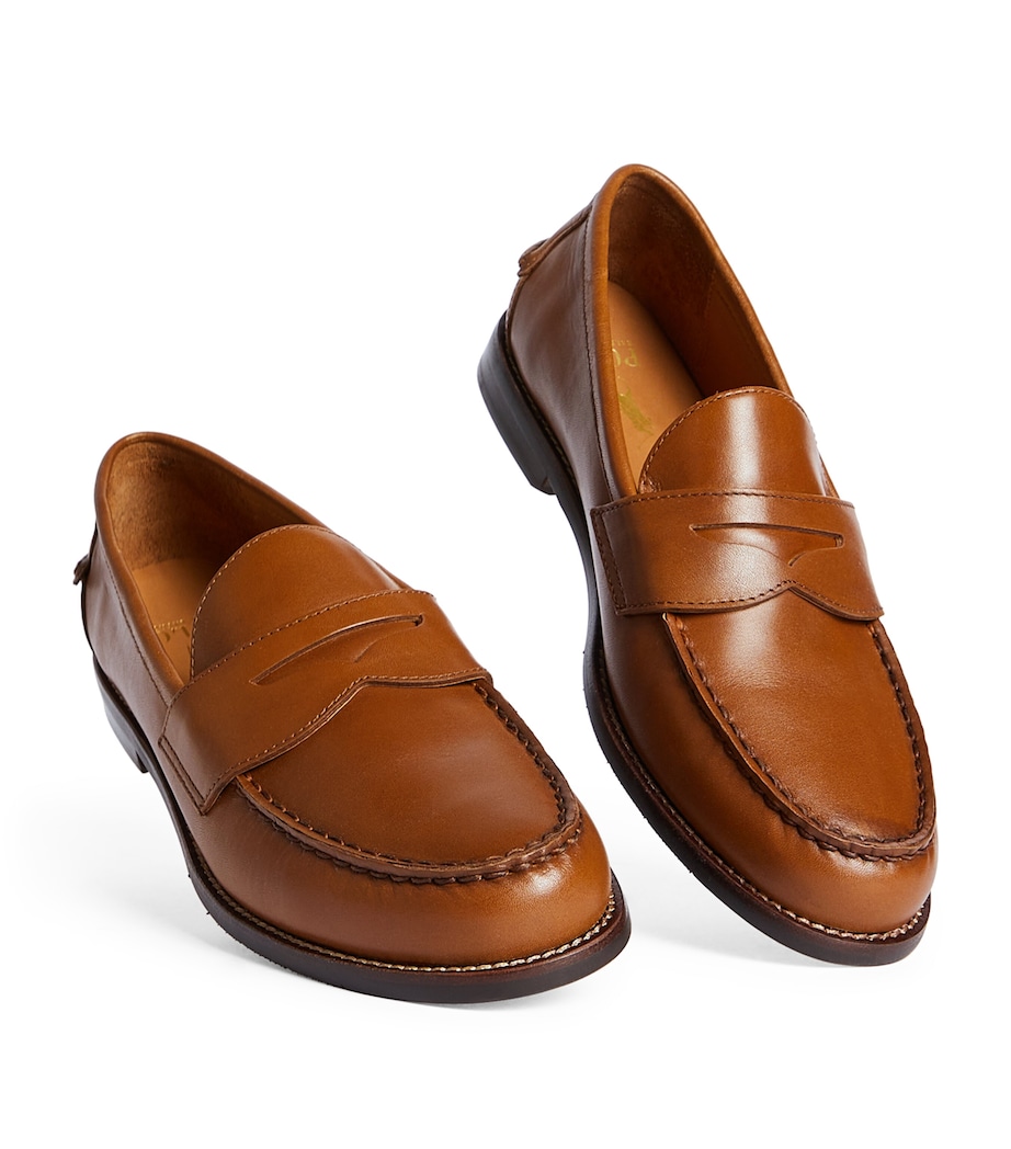 Leather Penny Loafers CLA TAN Image 8