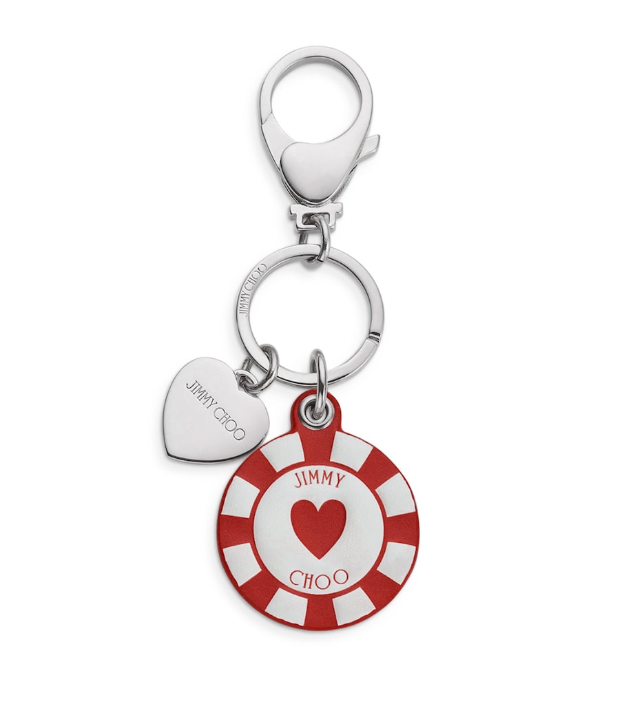 Chip Bag Charm POSTBOX RED/WHITE/SI Image 1