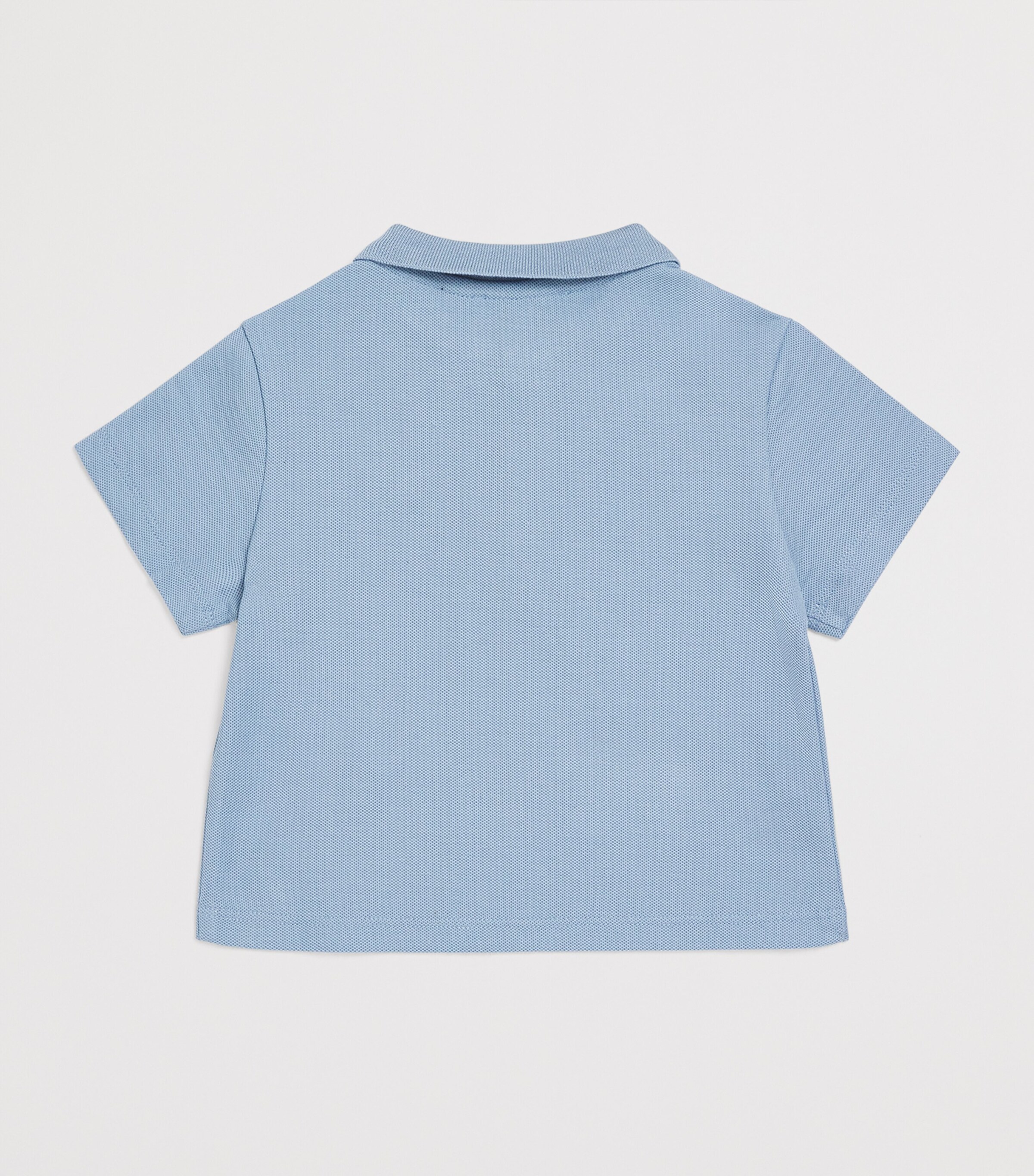 Cotton-Blend Polo Shirt (6-36 Months) SOFT CHAMBRAY Image 2
