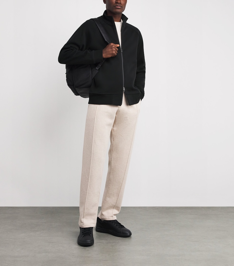 Double Knit Zip-Up Jacket POLO BLACK Image 2