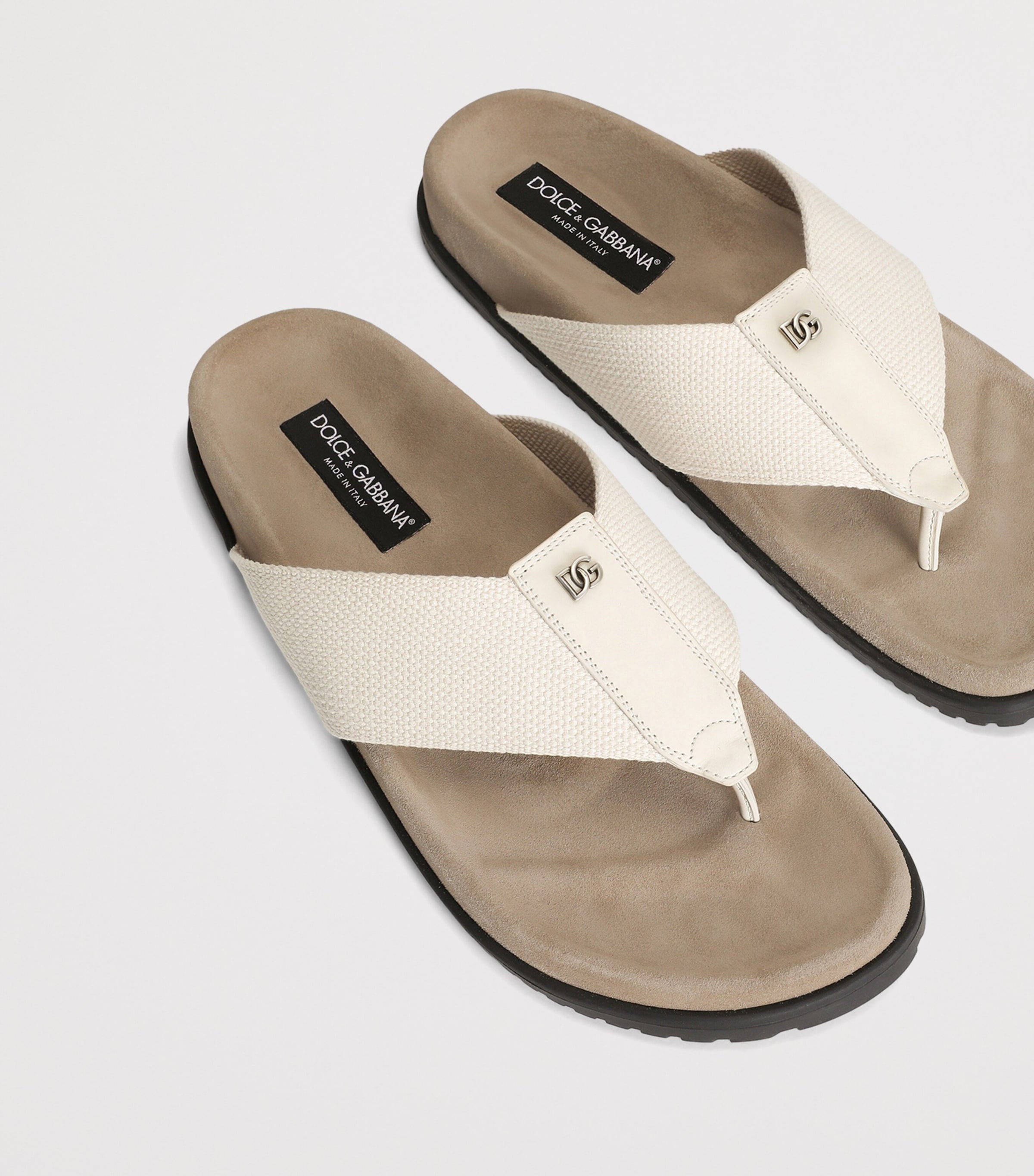 Dolce&Gabbana DG Millennials Flip Flops Naturale/natur Image 4