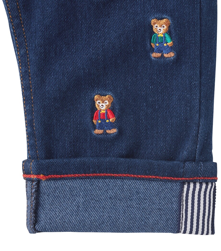 Cotton Embroidered Jeans (2-5 Years) 33 Image 6