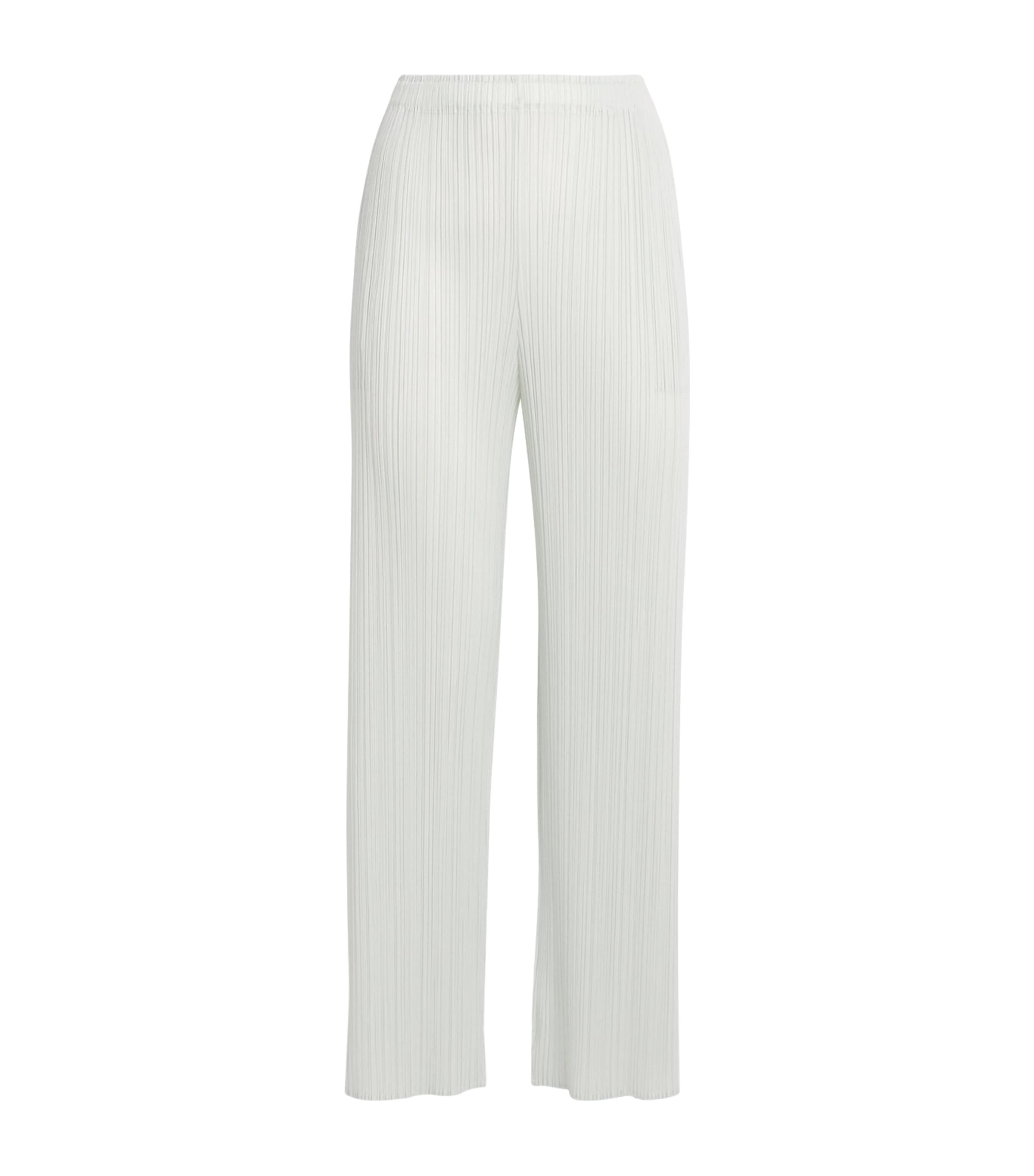 Issey Miyake Monthly Colors April Straight Trousers