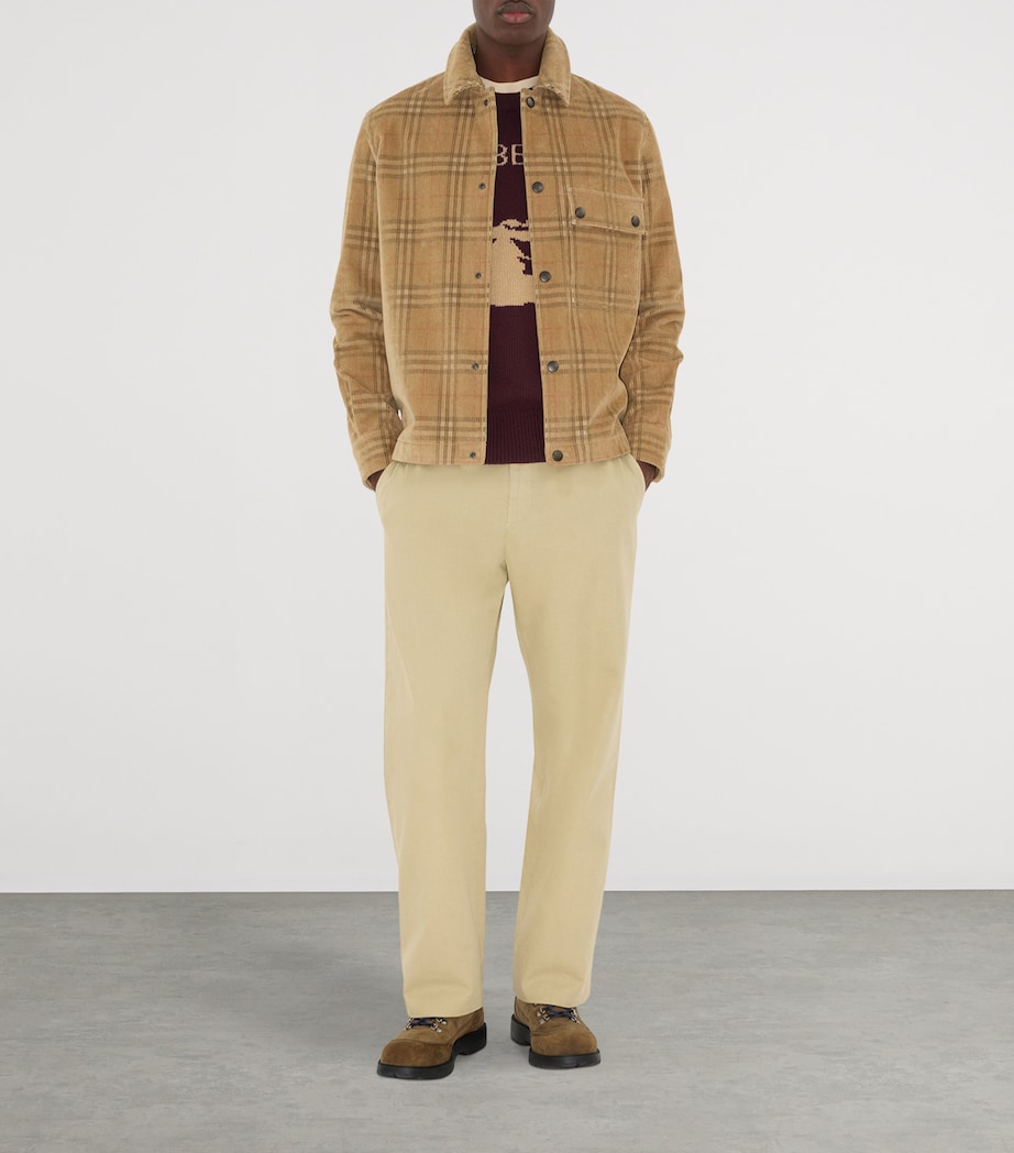 Corduroy Check Overshirt SAND IP CHECK Image 2