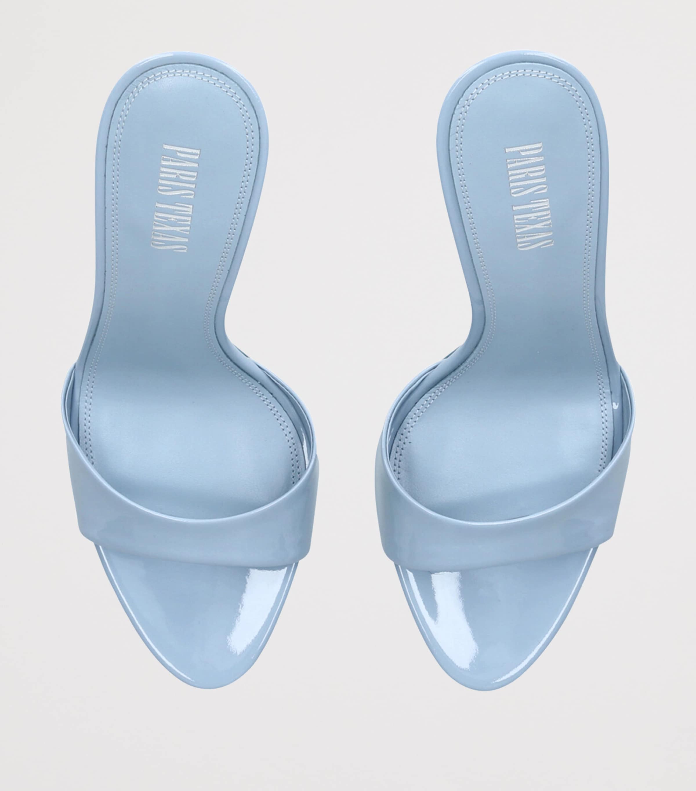 Paris Texas Patent Leather Lidia Mules 105 Blue Image 4