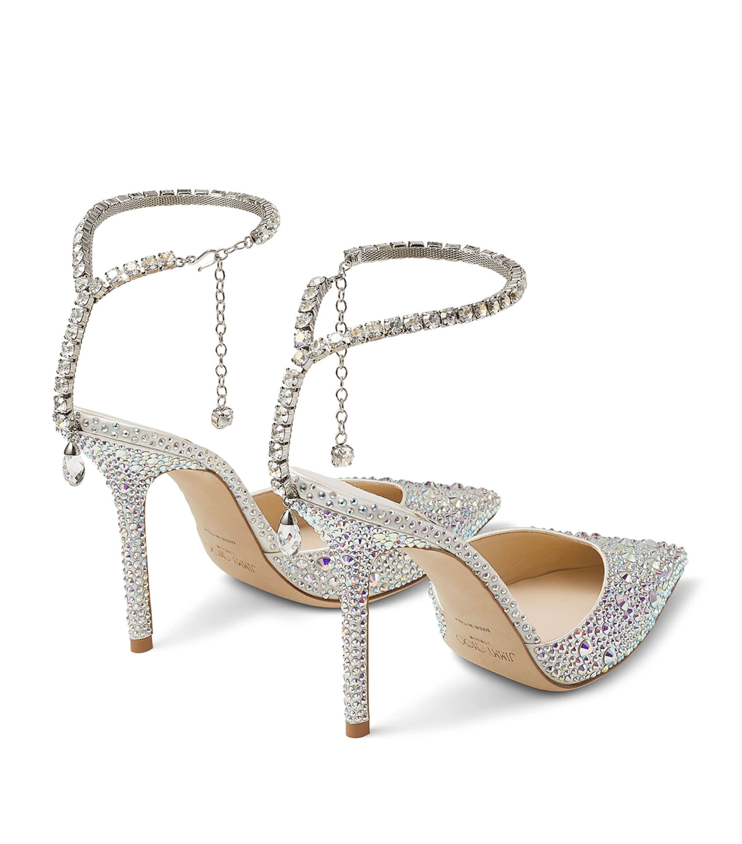 Saeda 100 Crystal Embellished Pumps IVORY/CRYSTAL Image 2