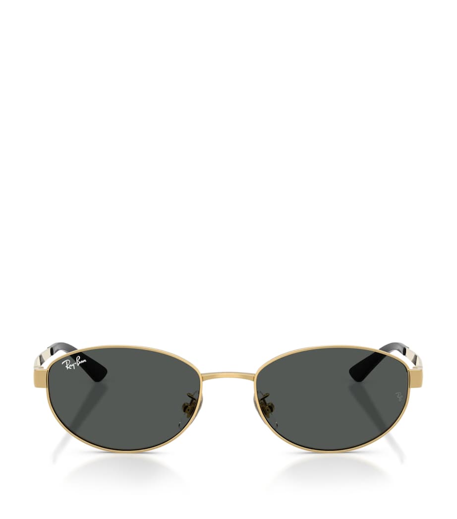 RB3774D Metal Oval Sunglasses 001/87 Image 1
