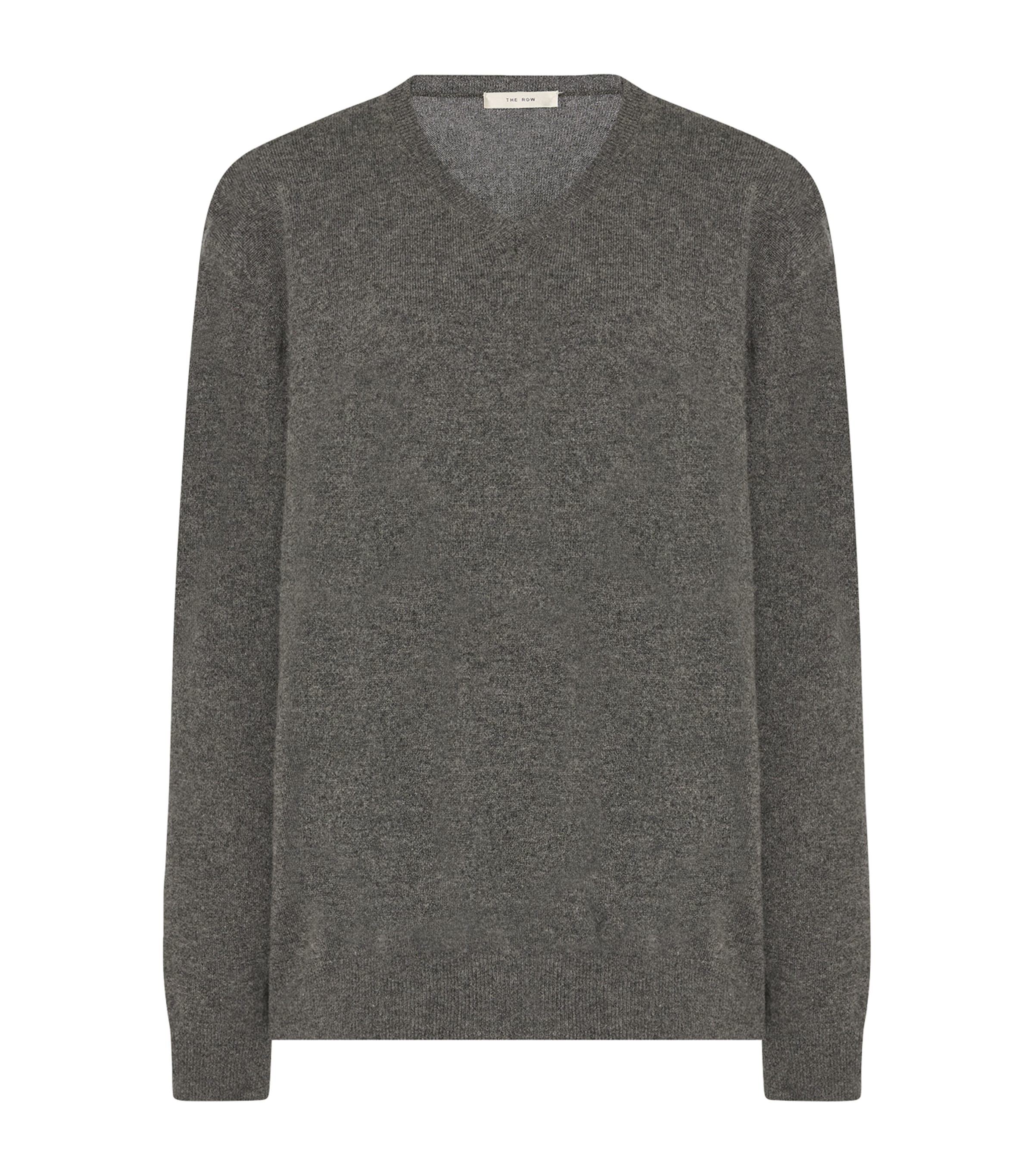 The Row Ligeia Cashmere Sweater In Gray
