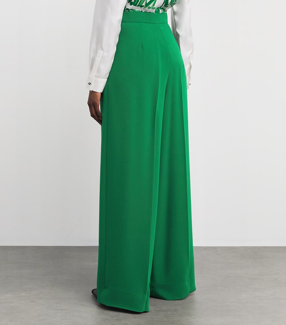 Cady Wide-Leg Trousers EMERALD Image 4