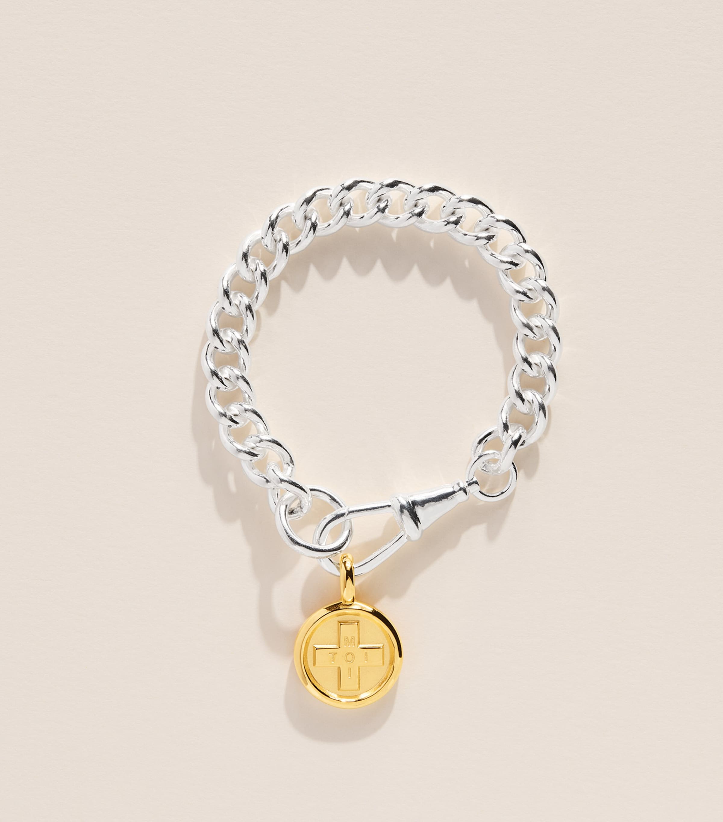 TILLY SVEAAS Gold-Plated Moi + Toi Bracelet Silver/gold Image 1