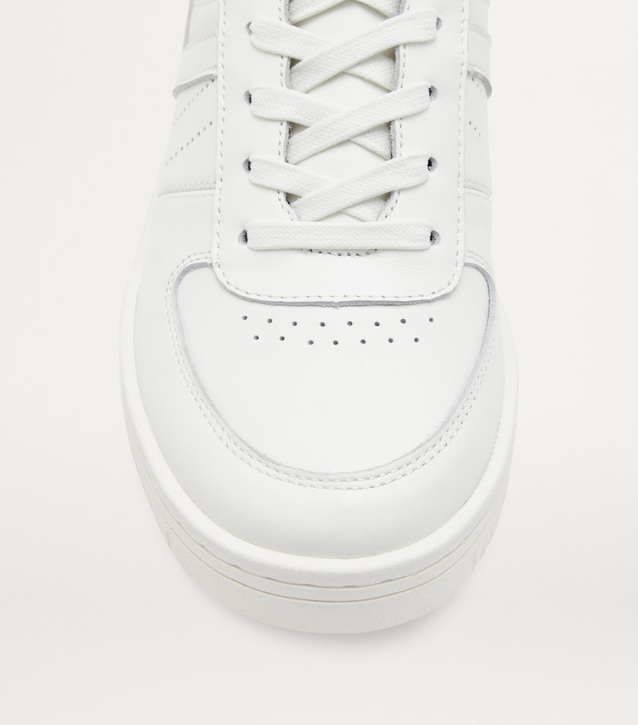 Leather Valentina Low-Top Sneakers WHITE Image 5