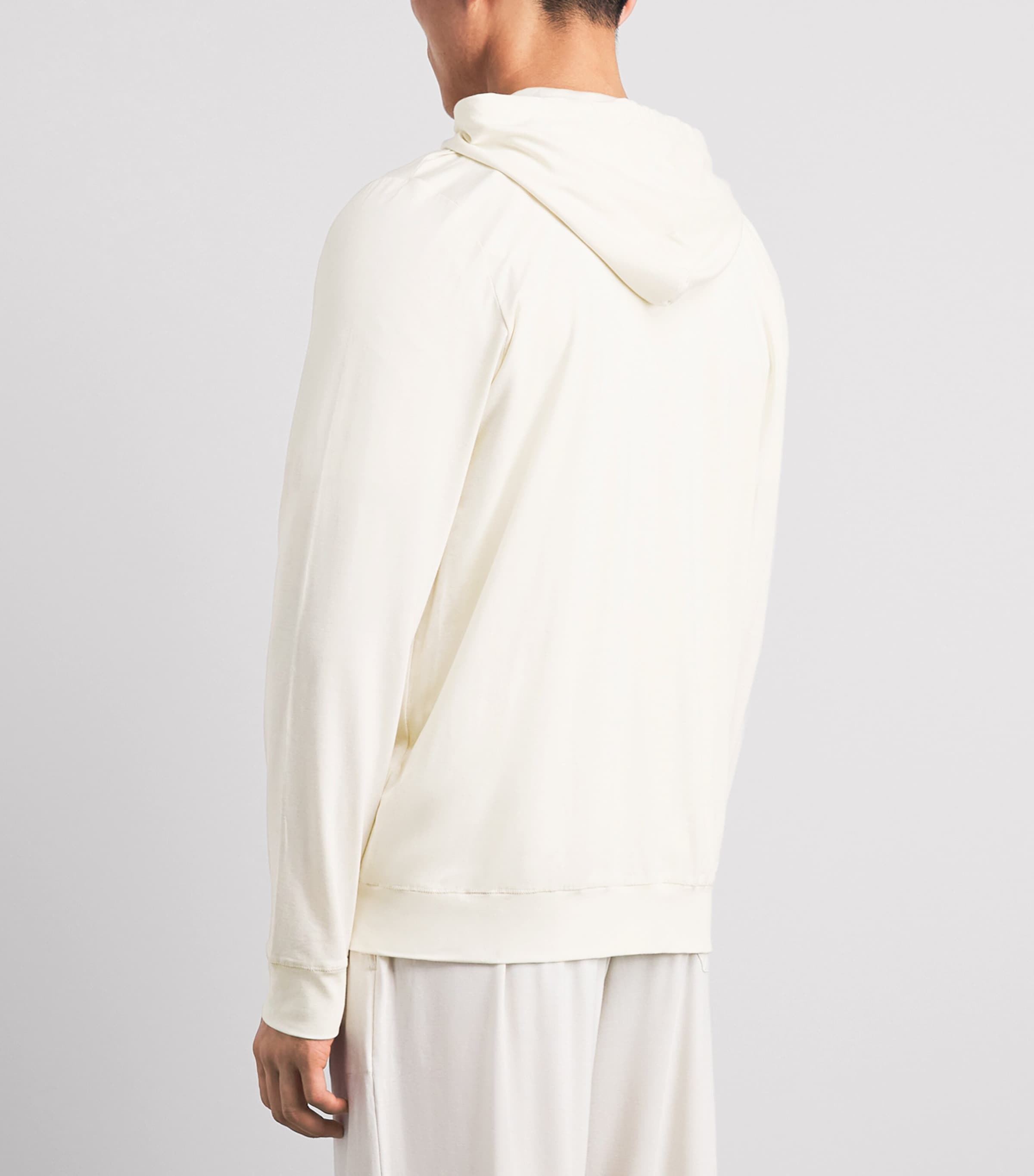 Derek Rose Mens Micromodal Zip-Up Hoodie Bei Image 5