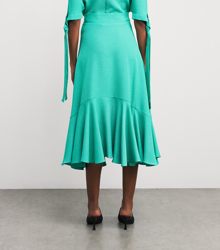 Edeline Lee Womens Hannah Midi Skirt Grn Image 4