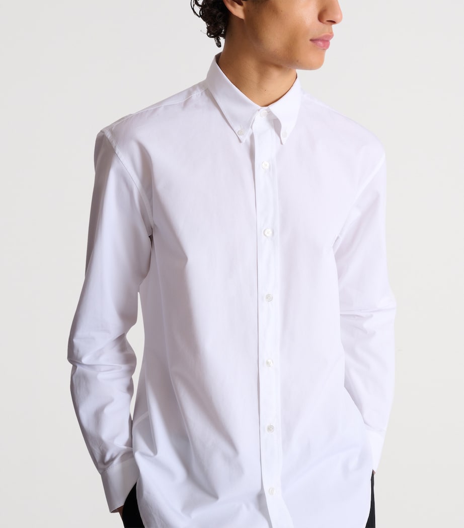Cotton Poplin Shirt 0FB BLANC OPTIQUE Image 4