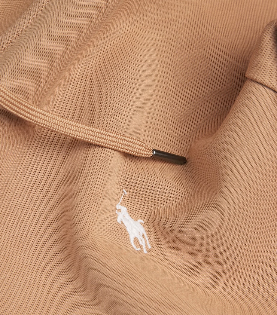 Tech Knit Zip-Up Hoodie CAMEL Image 5
