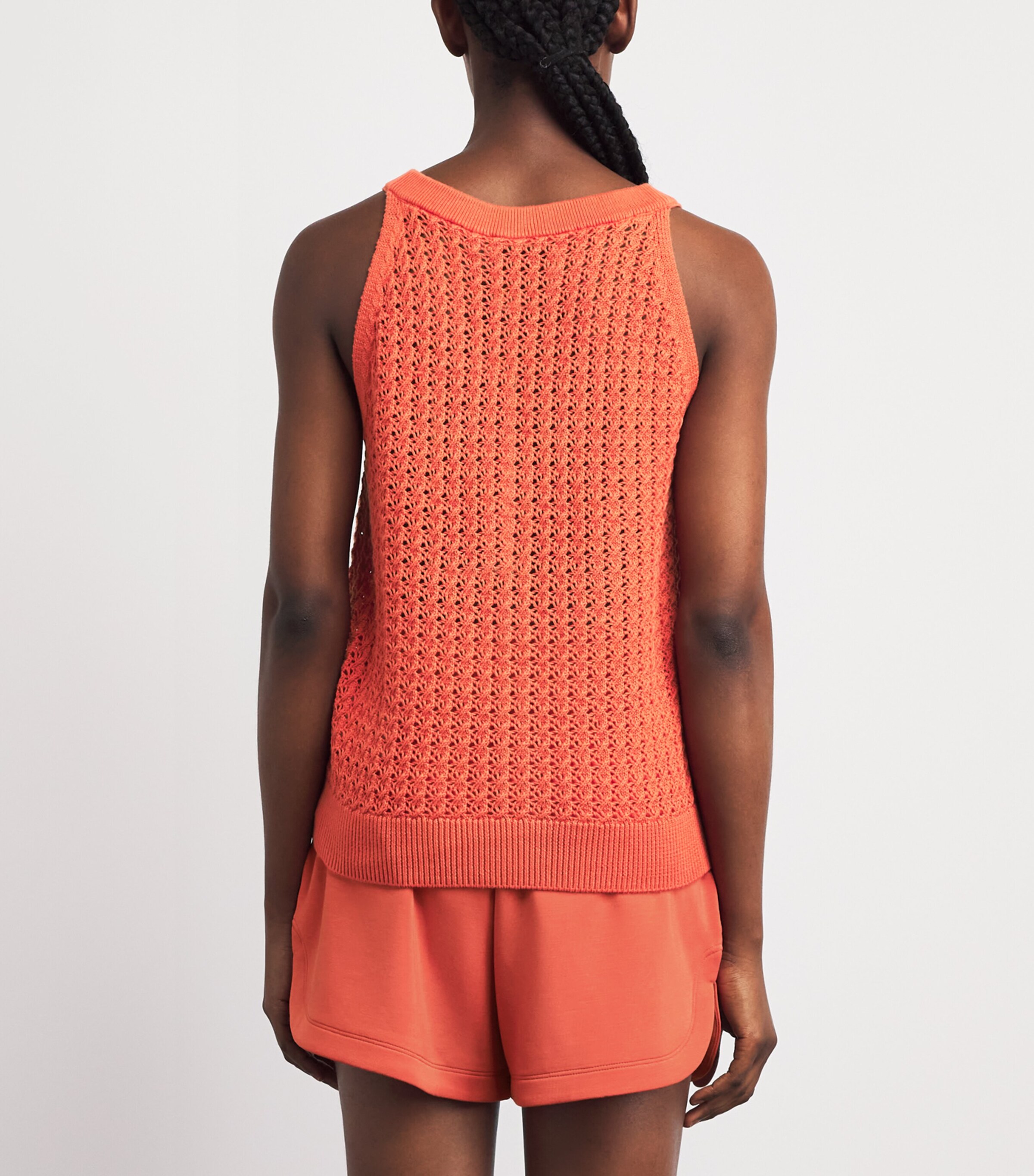 Varley Womens Cotton Knit Alessia Tank Top Summer Fig Image 5