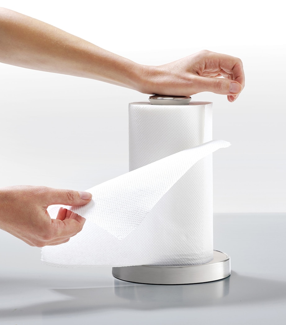 Push and Tear Kitchen Roll Holder STONE Image 2