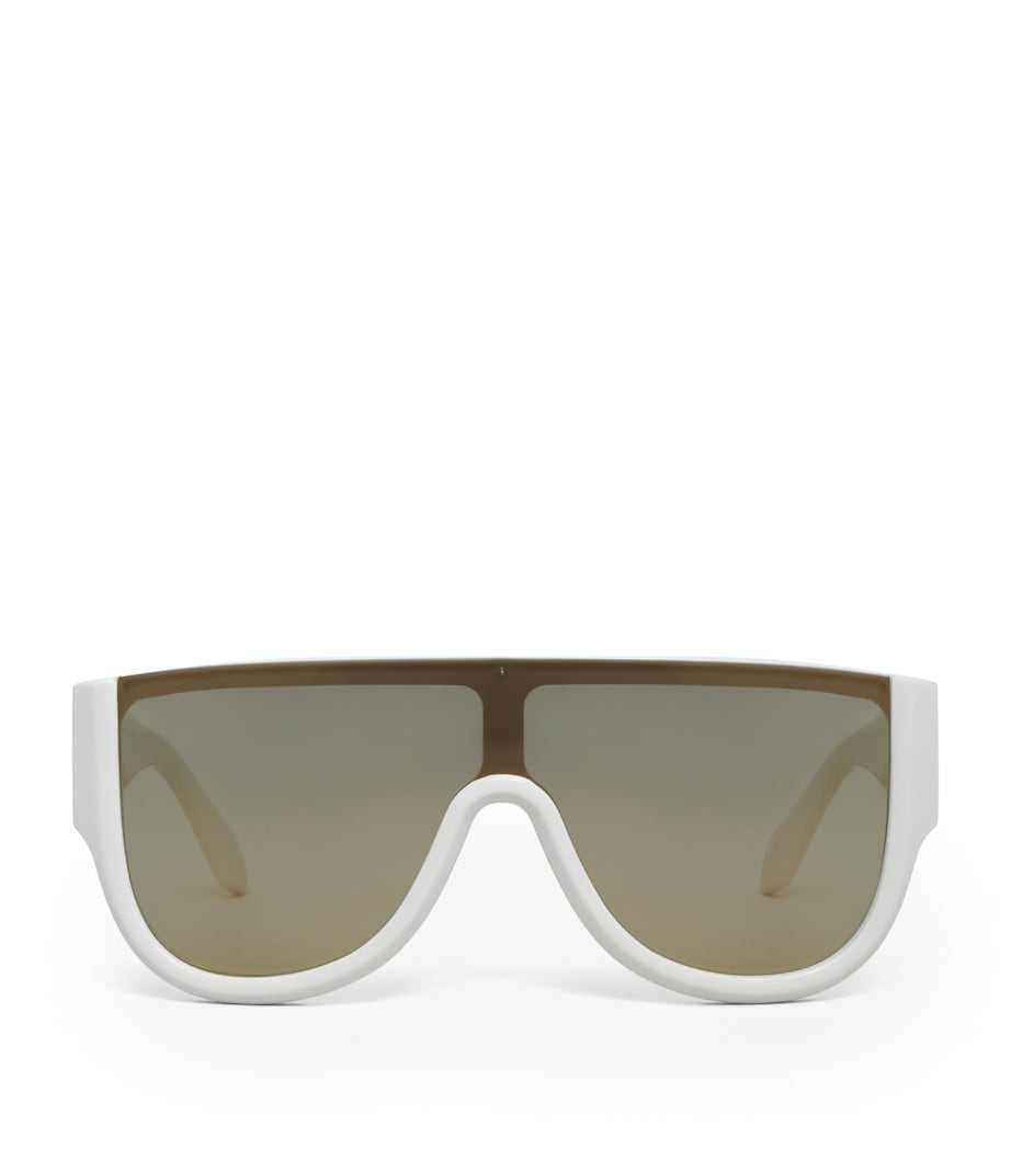Square Sunglasses BLANC/OR Image 1