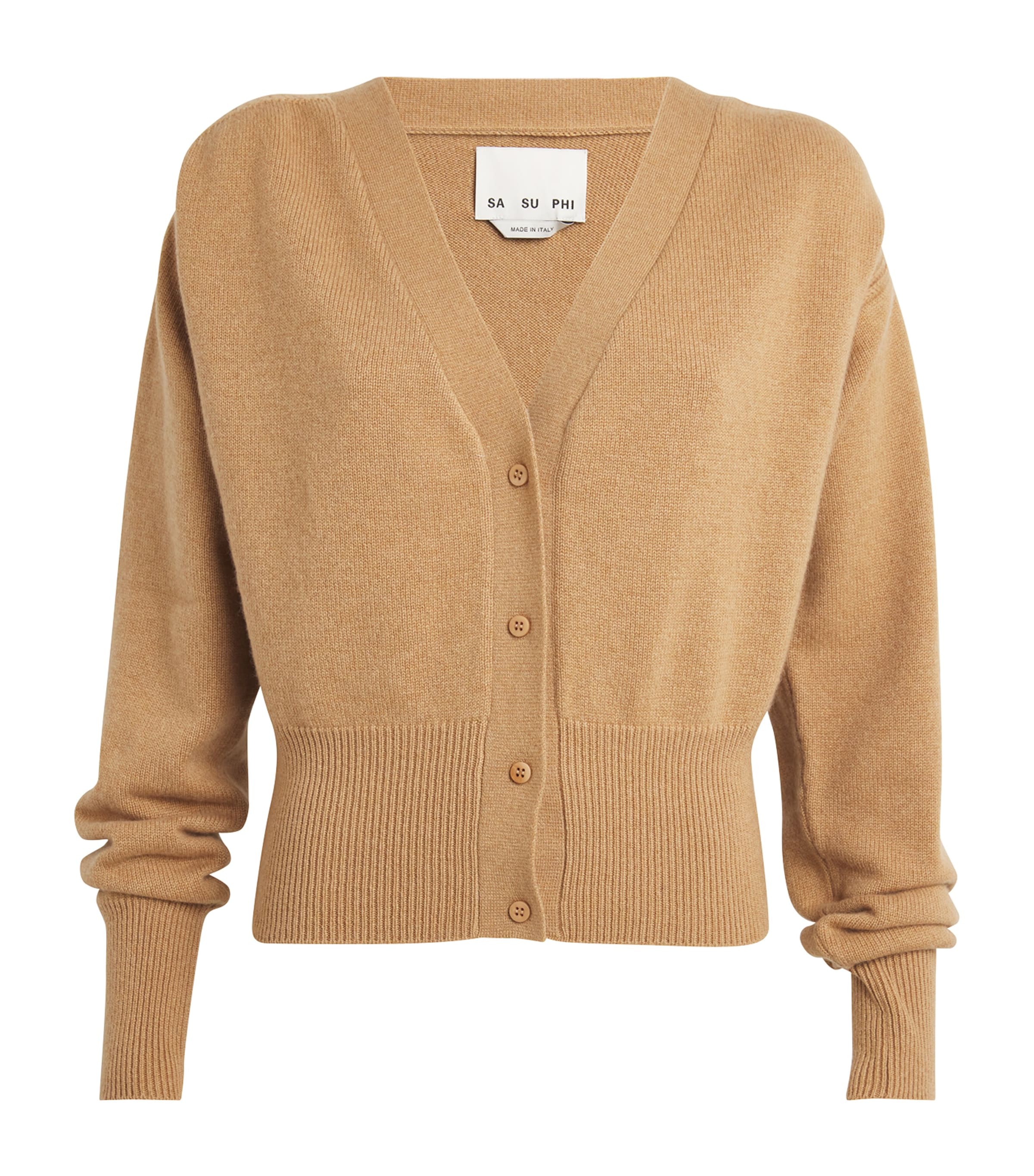 Sa Su Phi Cashmere Cardigan In Brown