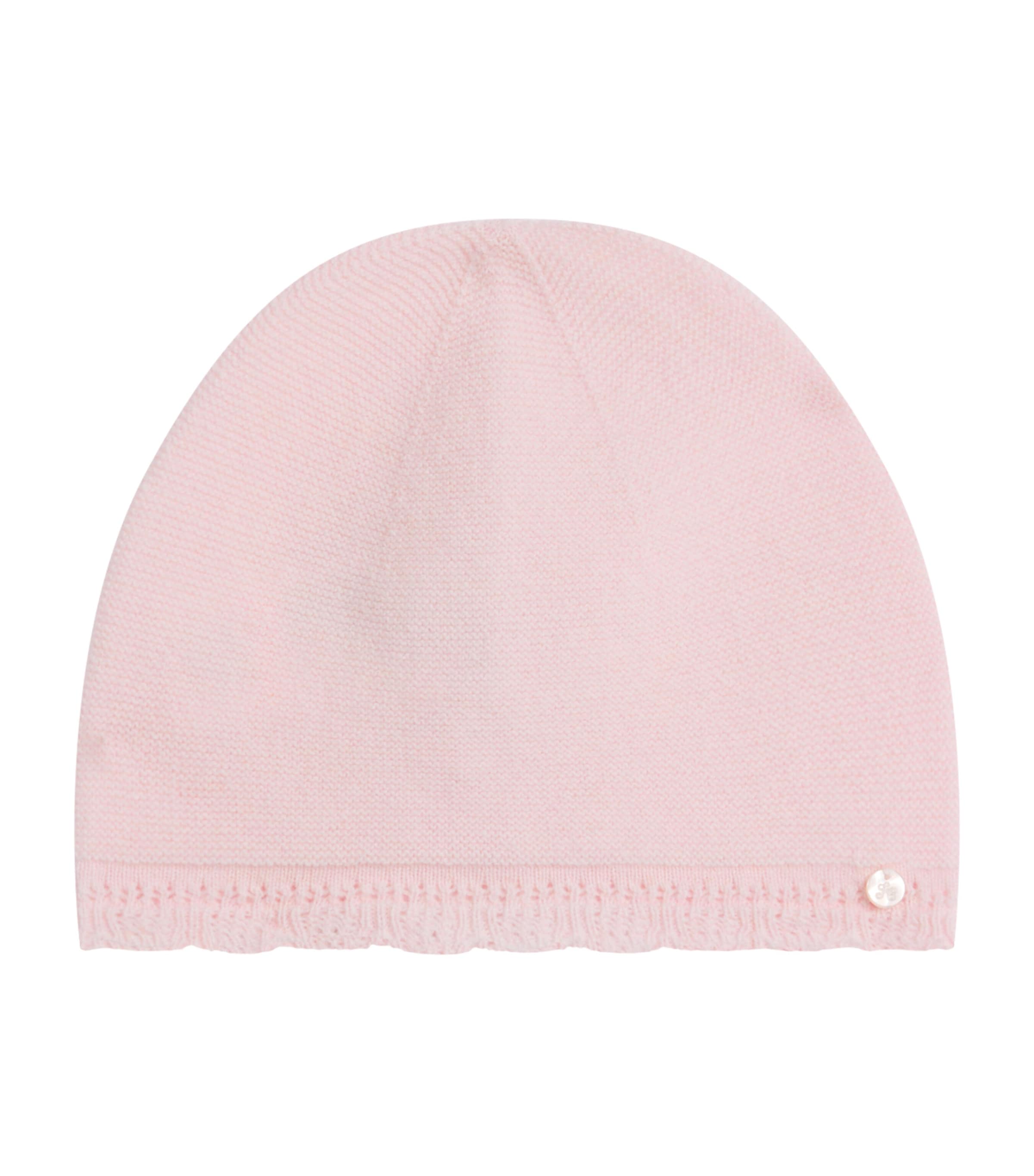 Tartine Et Chocolat Kids' Wool-cashmere Beanie In Pink