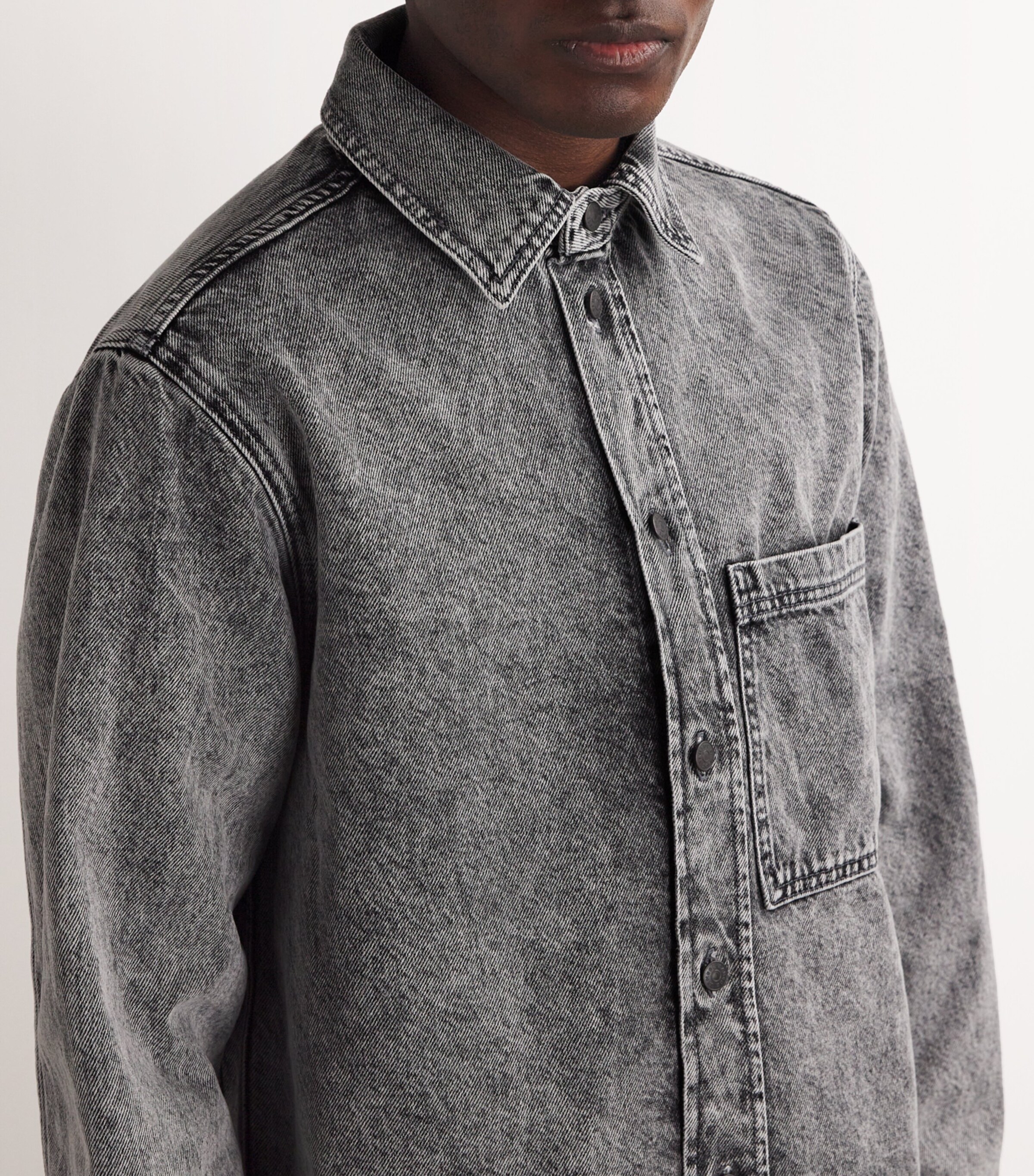 Denim Sadamon B Overshirt FROSTED Image 6
