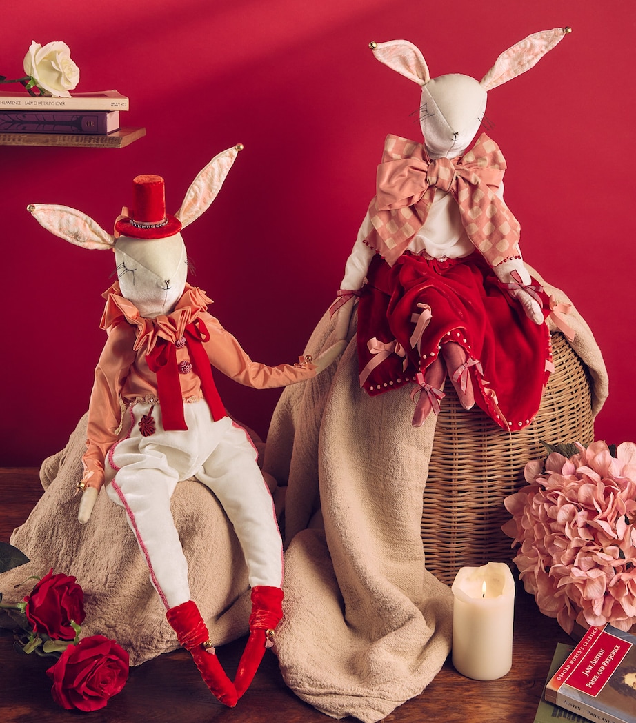 Velvet Lady Valentine Hare (67cm) PINK/RED/WHITE Image 3