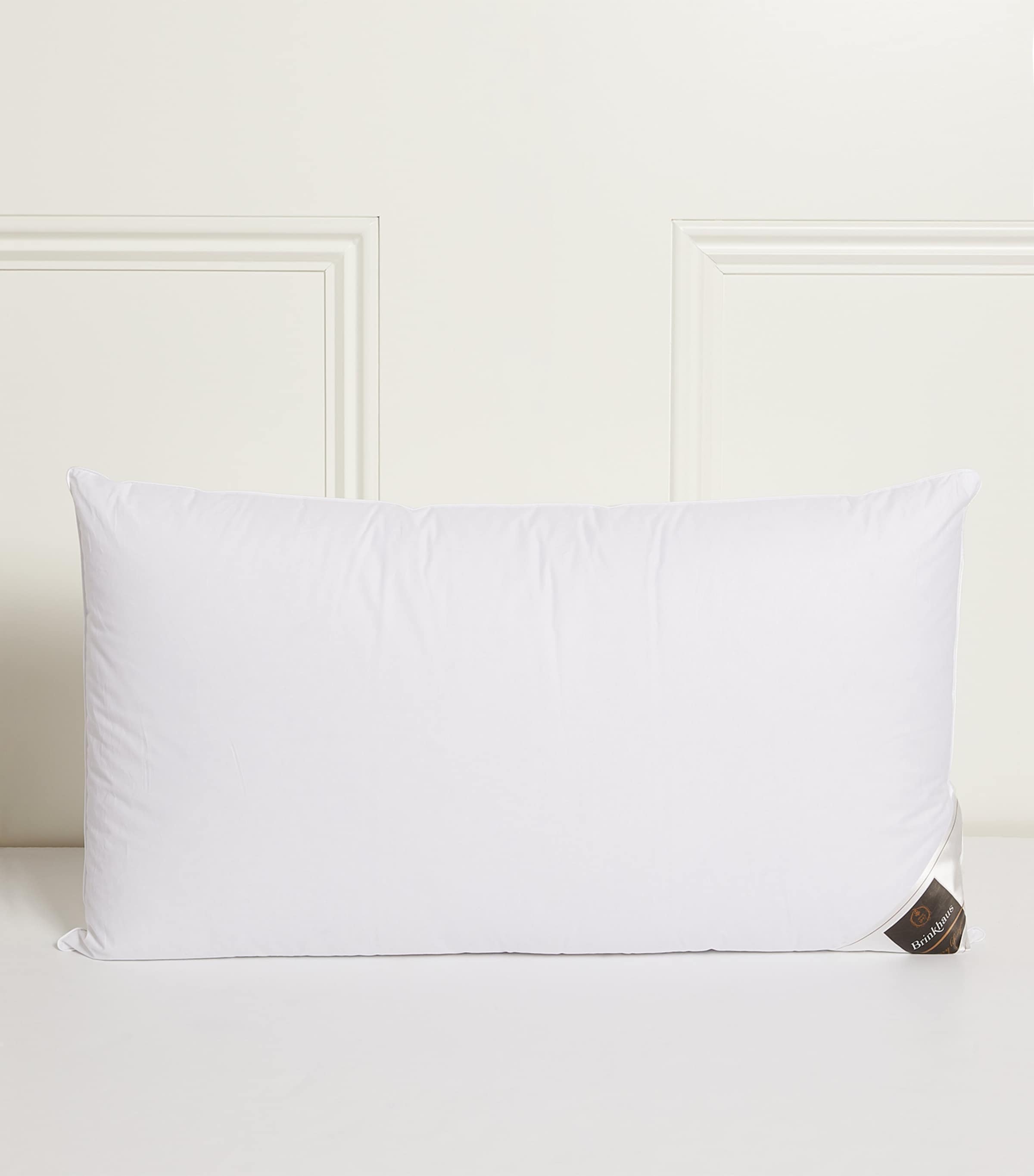 Hungarian Goose Down Firm Pillow (50cm x 90cm) WHITE Image 2