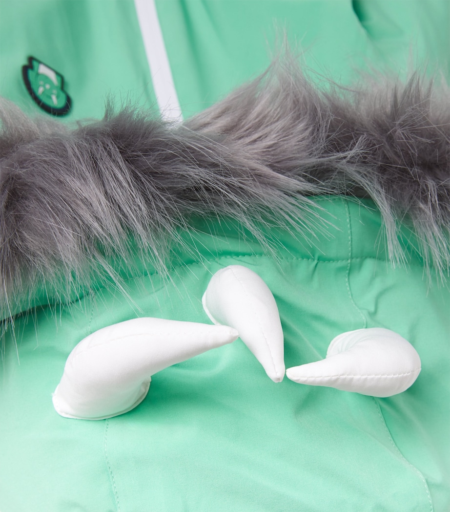 Spike the Dinosaur Snowsuit (3-4 Years) GREEN Image 3