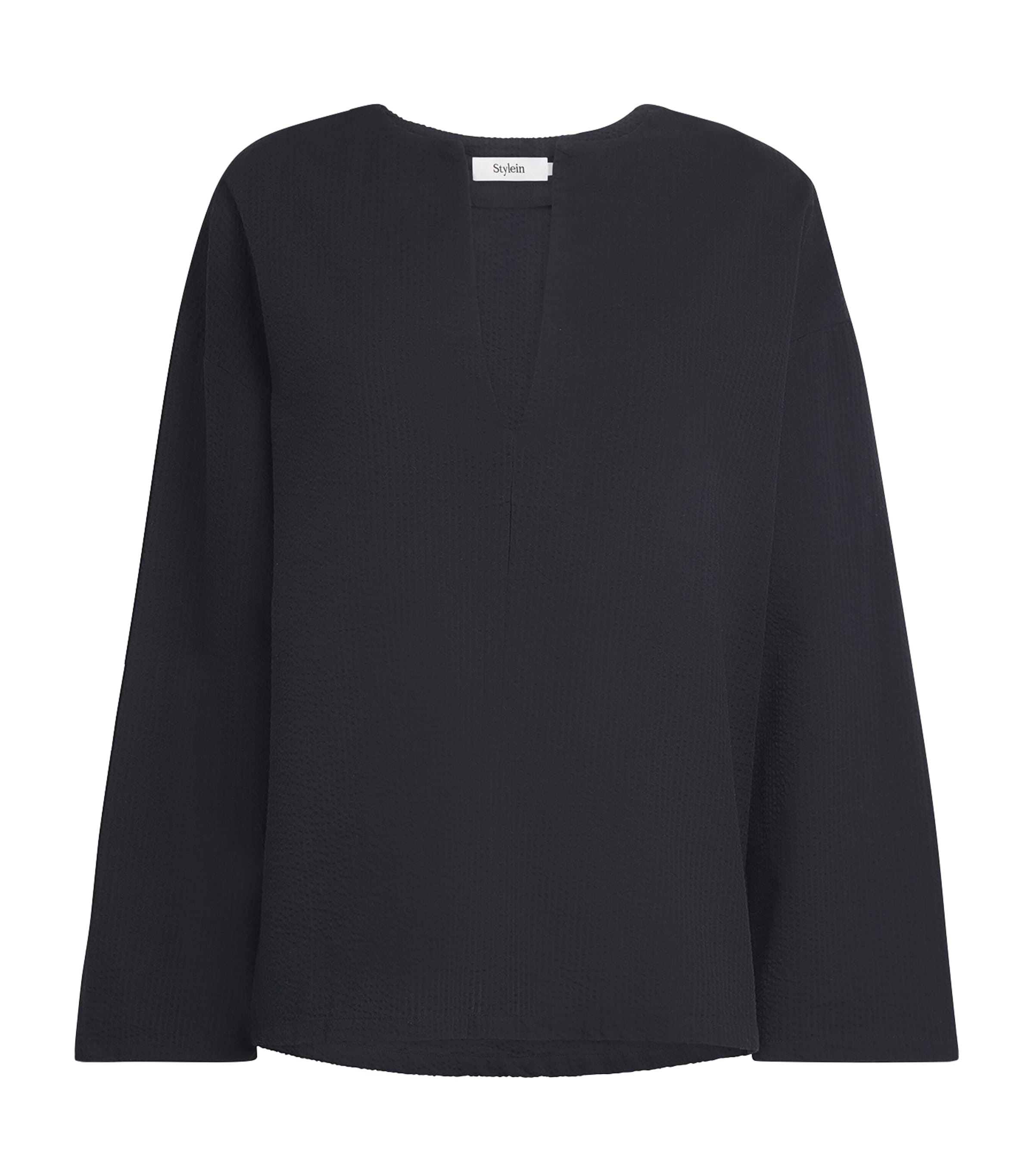 Stylein Cotton Monte Blouse In Black