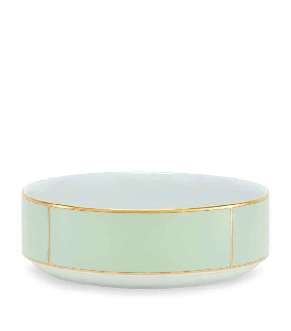 Porcelain Colonna Diva Verde Salad Bowl (24cm)