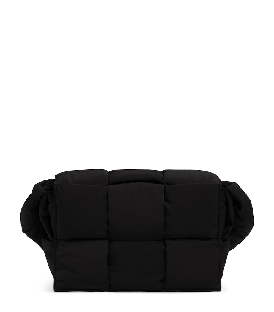 Padded Tech Cassette Cross-Body Bag BLACK-SILVER Image 1