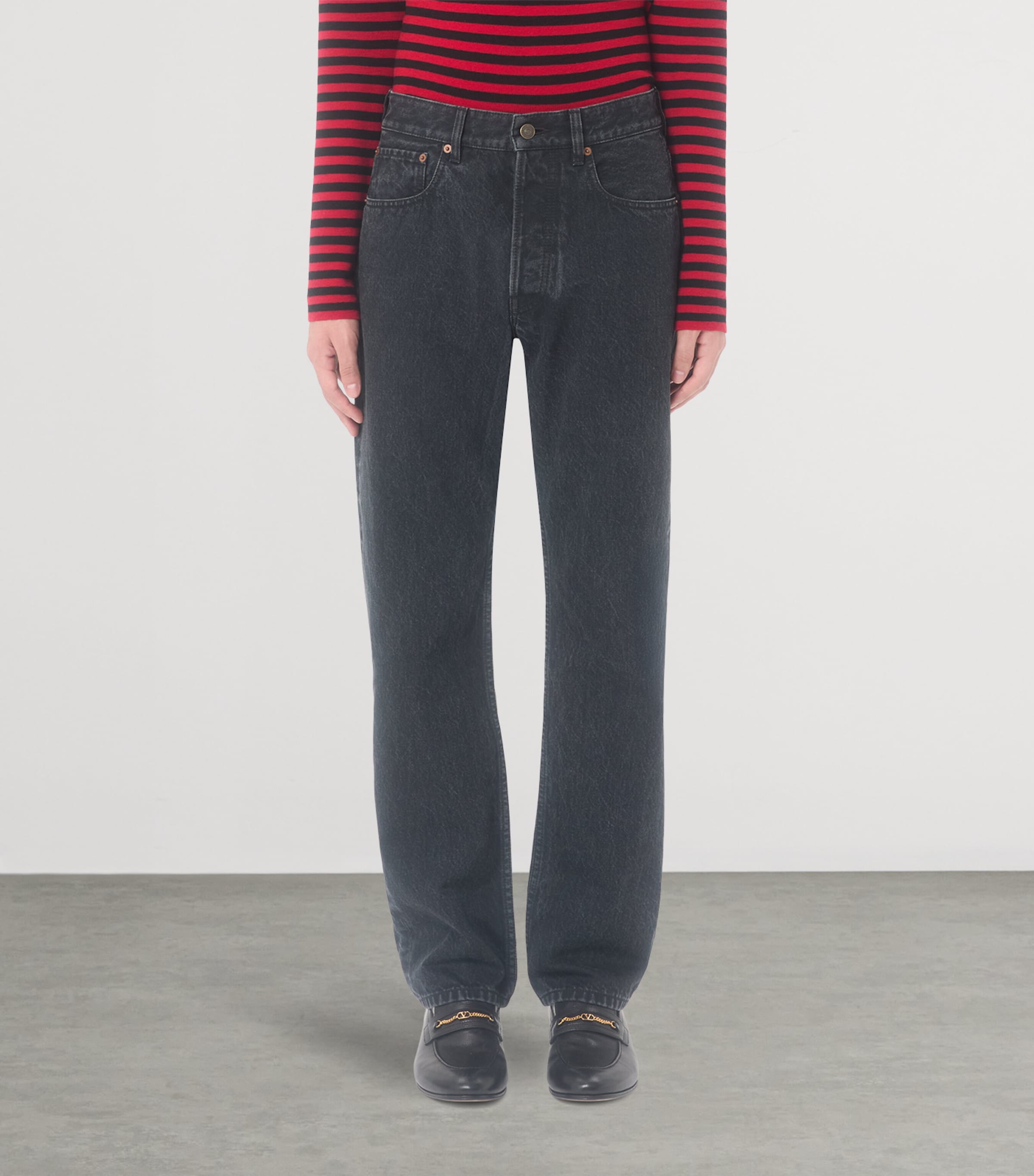 Straight Jeans 0NO Image 2