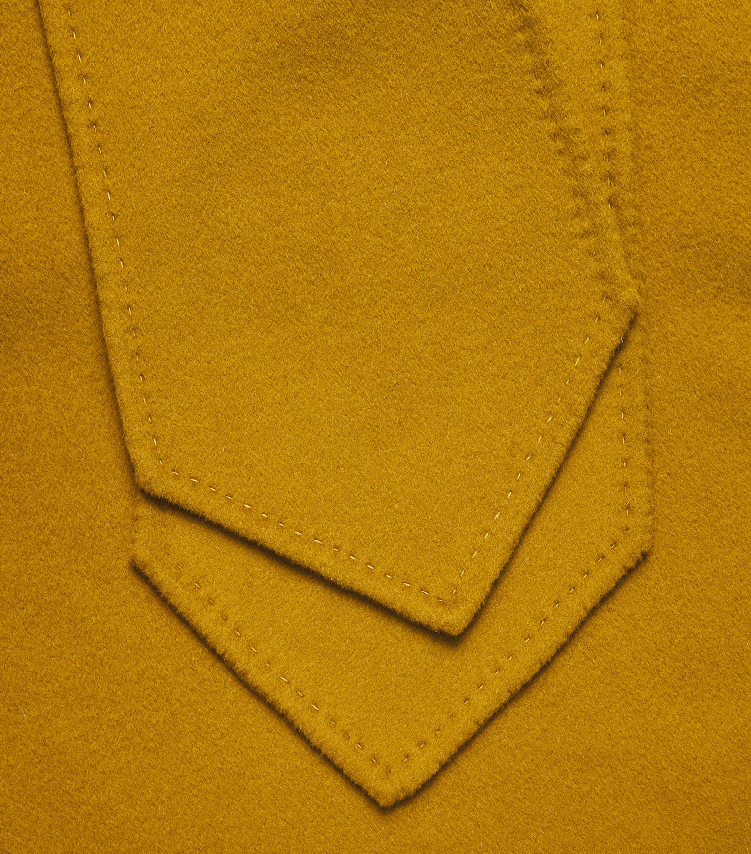 Wolk Morais Womens Cashmere Belleville Trench Coat Chartreuse Image 6