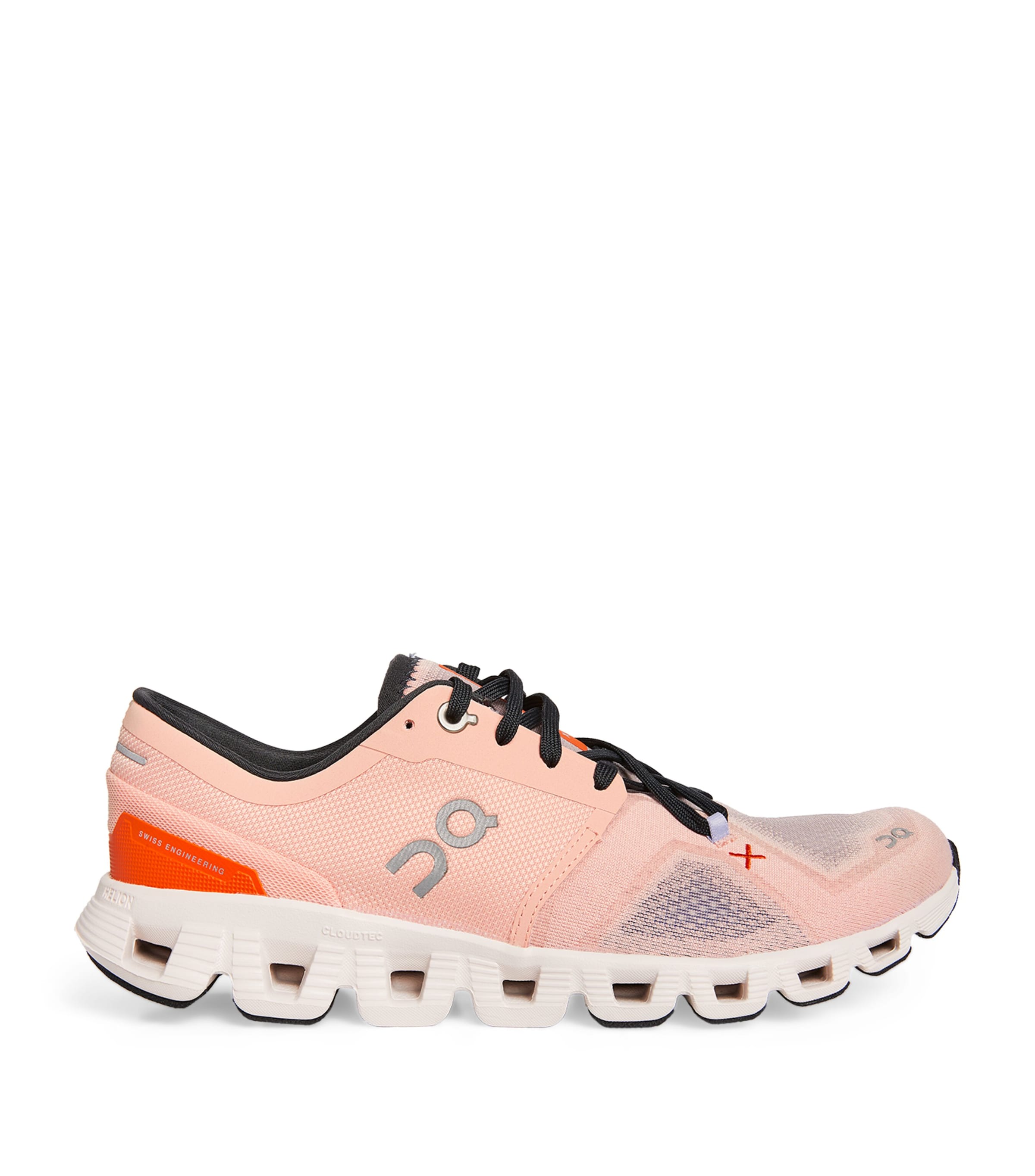 On Running Cloud X3 Low-top Mesh Sneakers In Pink