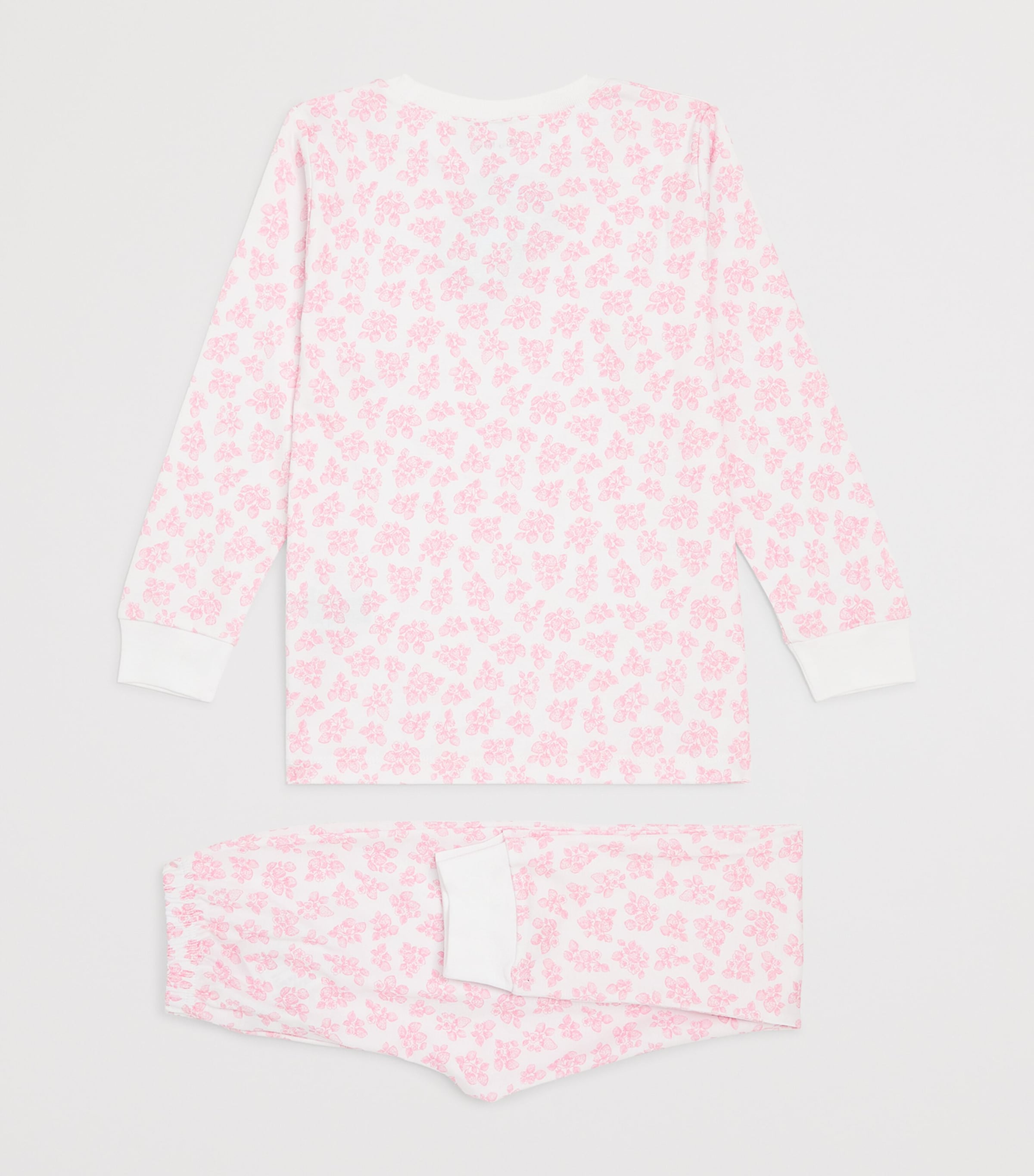 Kissy Kissy Pima Cotton Floral Pyjamas (2-6 Years) Strawberry Image 2