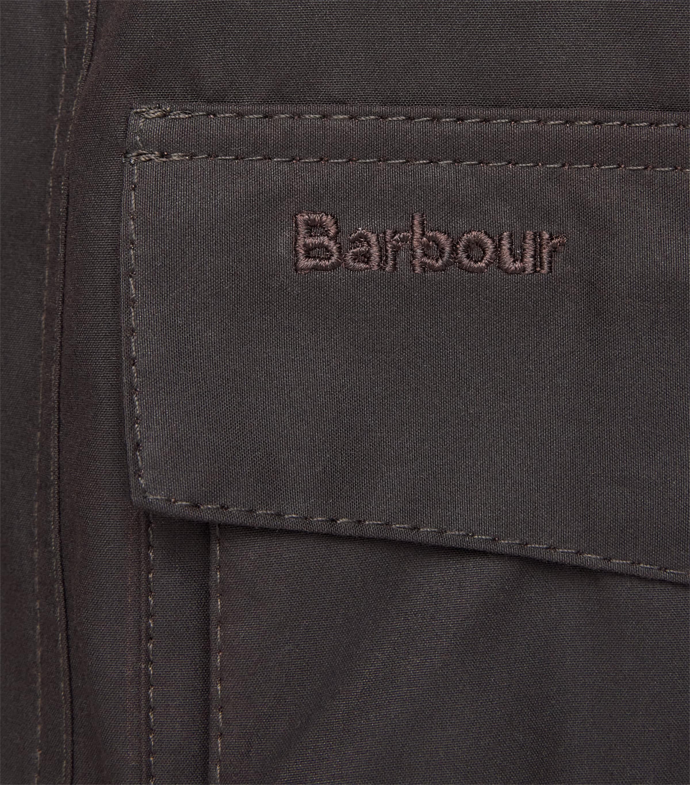 Barbour Mens Waxed Corbridge Jacket Rustic/classic Image 6