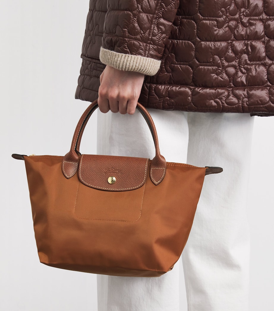 Longchamp Small Le Pliage Original Tote Bag Cognac Image 2