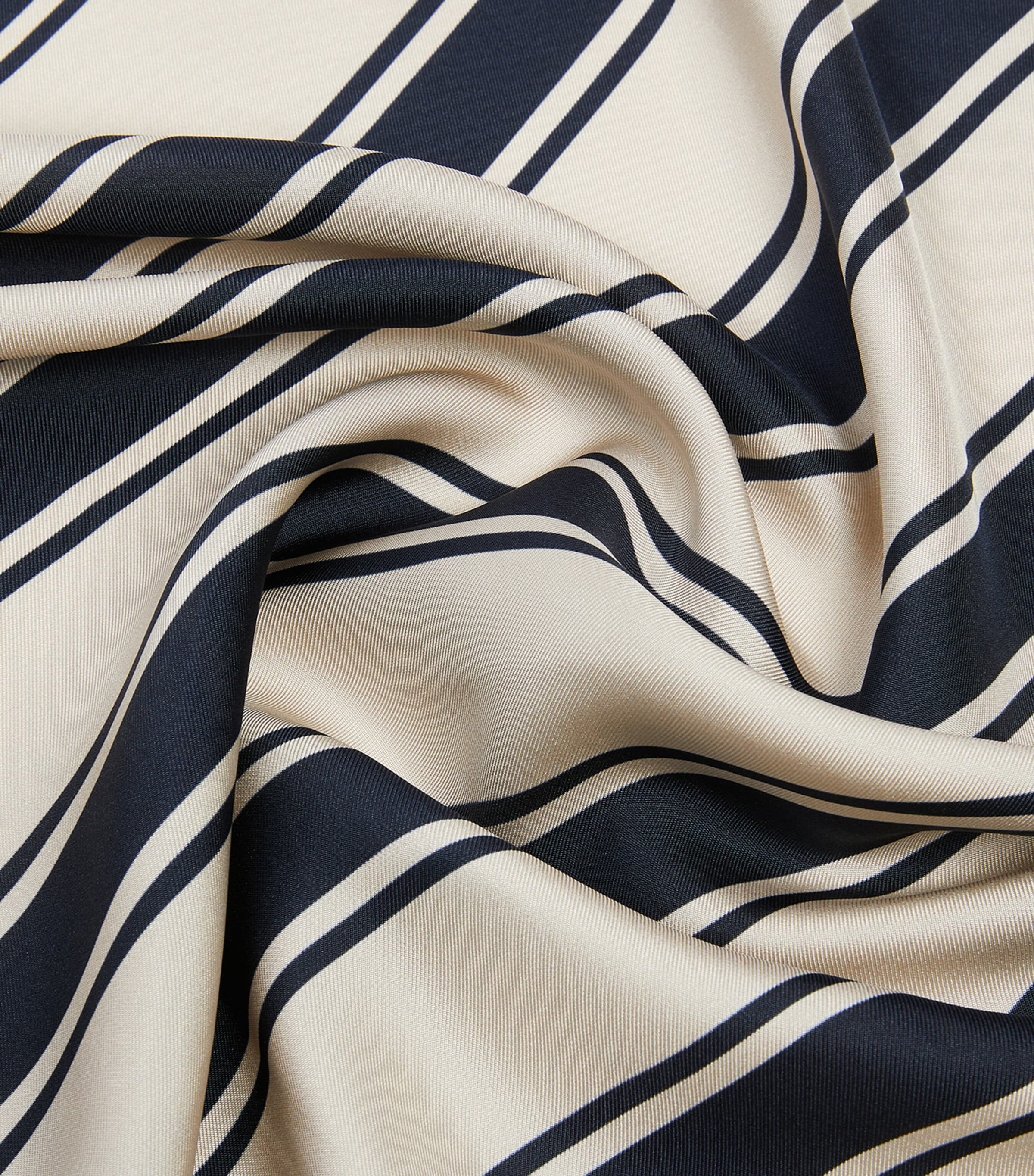 Silk Printed Scarf ULTRAMARINE Image 3