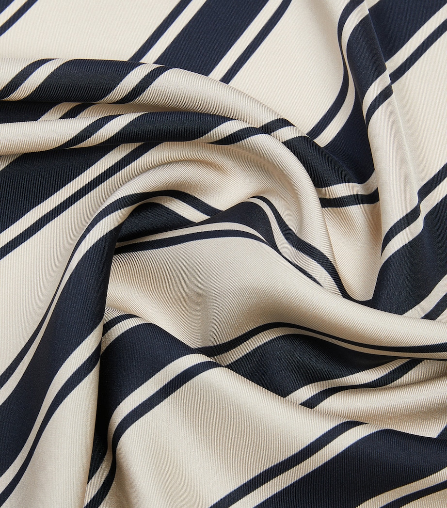 Silk Printed Scarf ULTRAMARINE Image 3