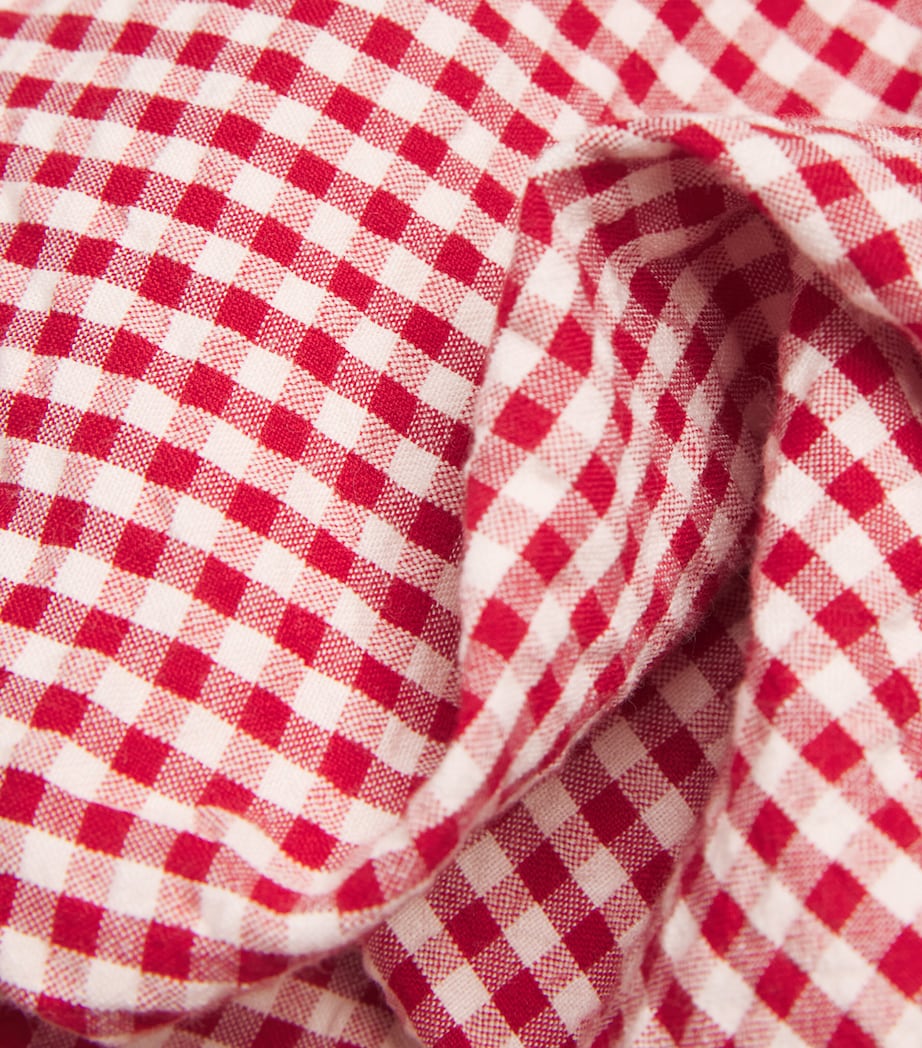 Gingham Halterneck Lori Midi Dress RED GINGHAM Image 5