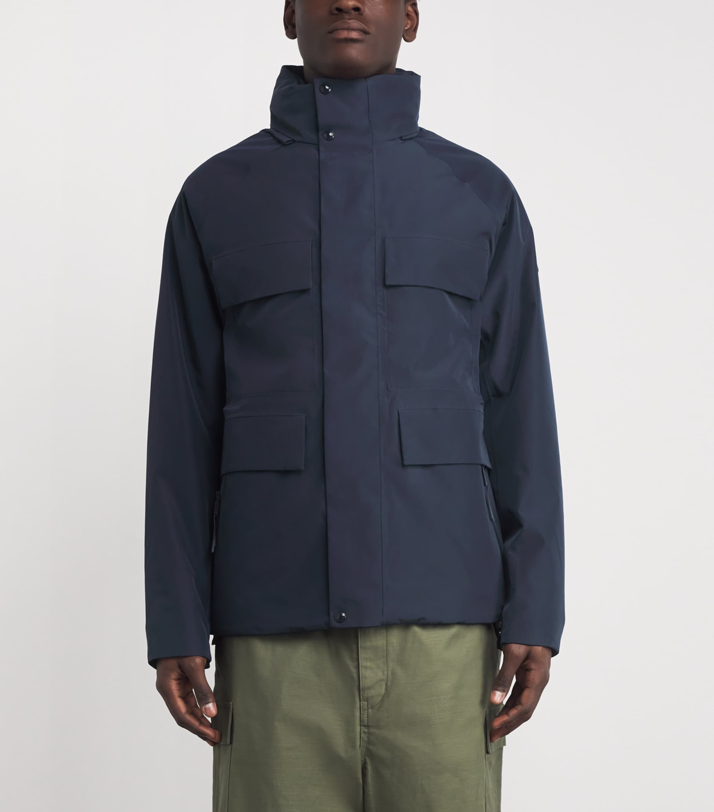 Water-Repellent Force Jacket DKINKDARK INK Image 3