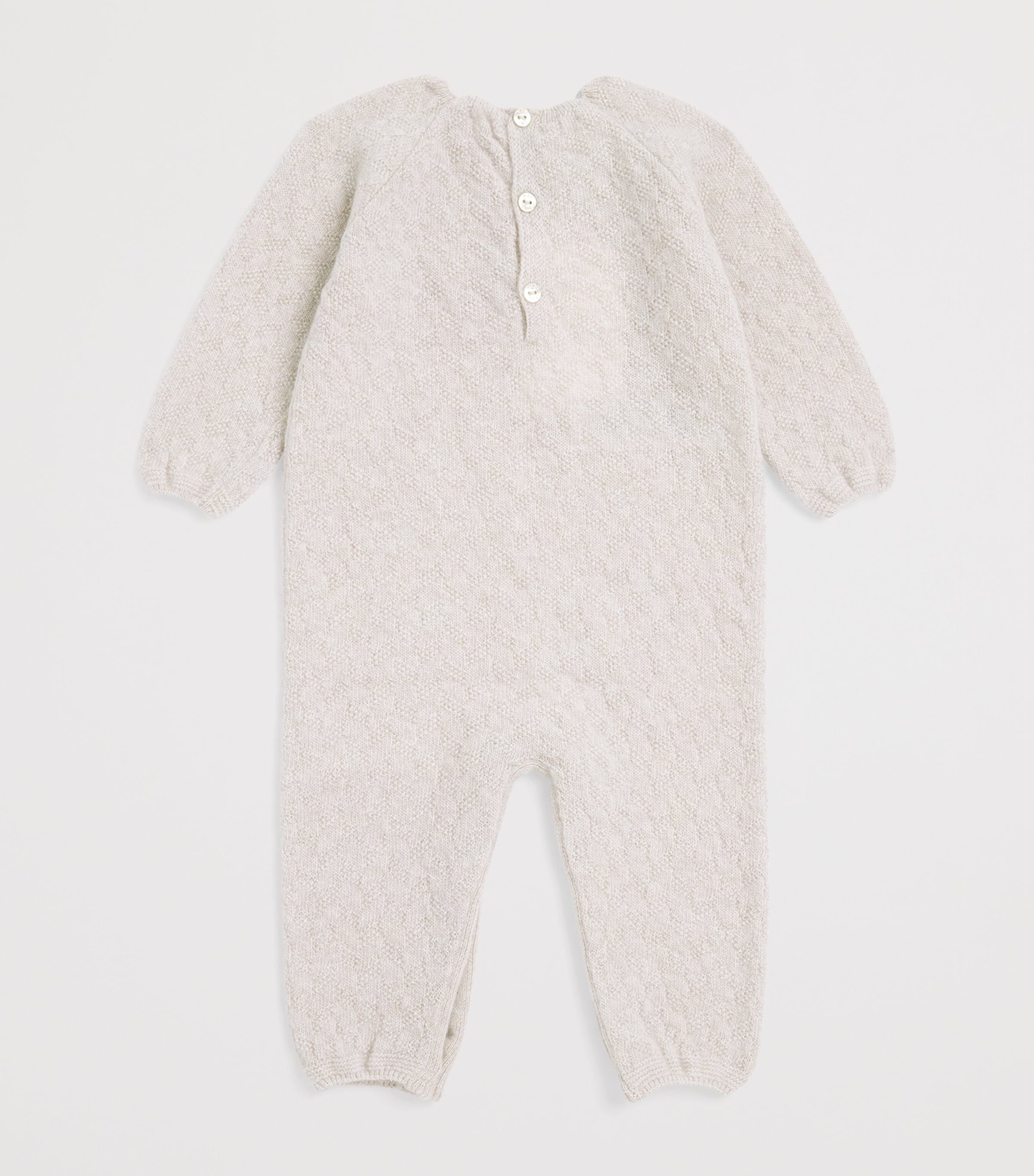 Paz Rodriguez Wool-Cashmere Knit All-In-One (0-6 Months) Image 2