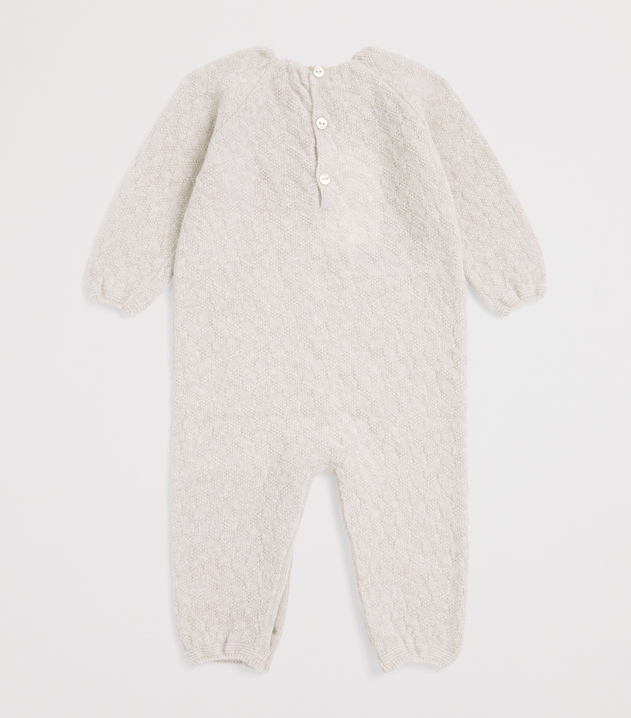 Wool-Cashmere Knit All-In-One (0-6 Months) 64 H109 Image 2