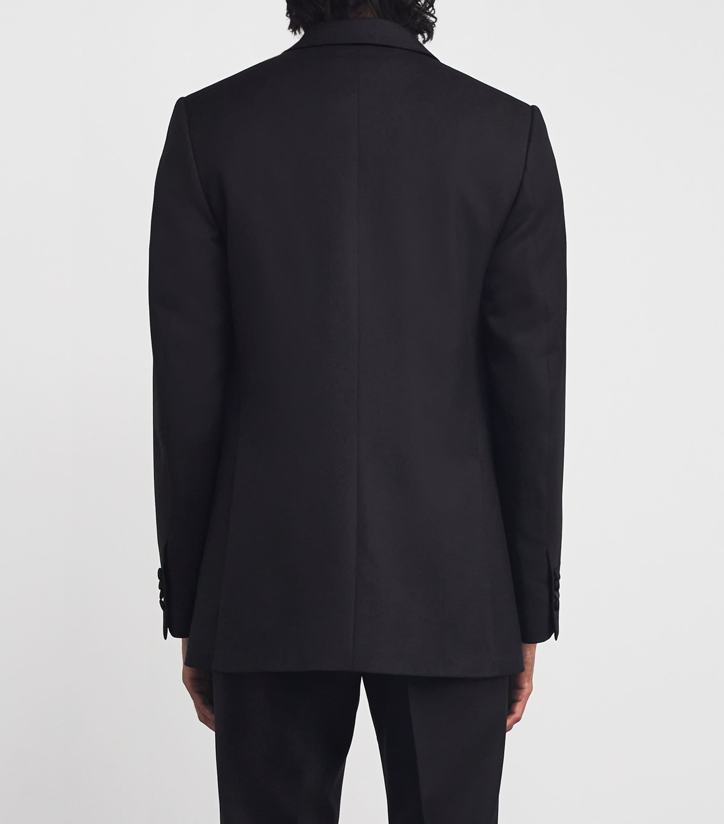 AMIRI Mens Double-Breasted Blazer Black Image 4