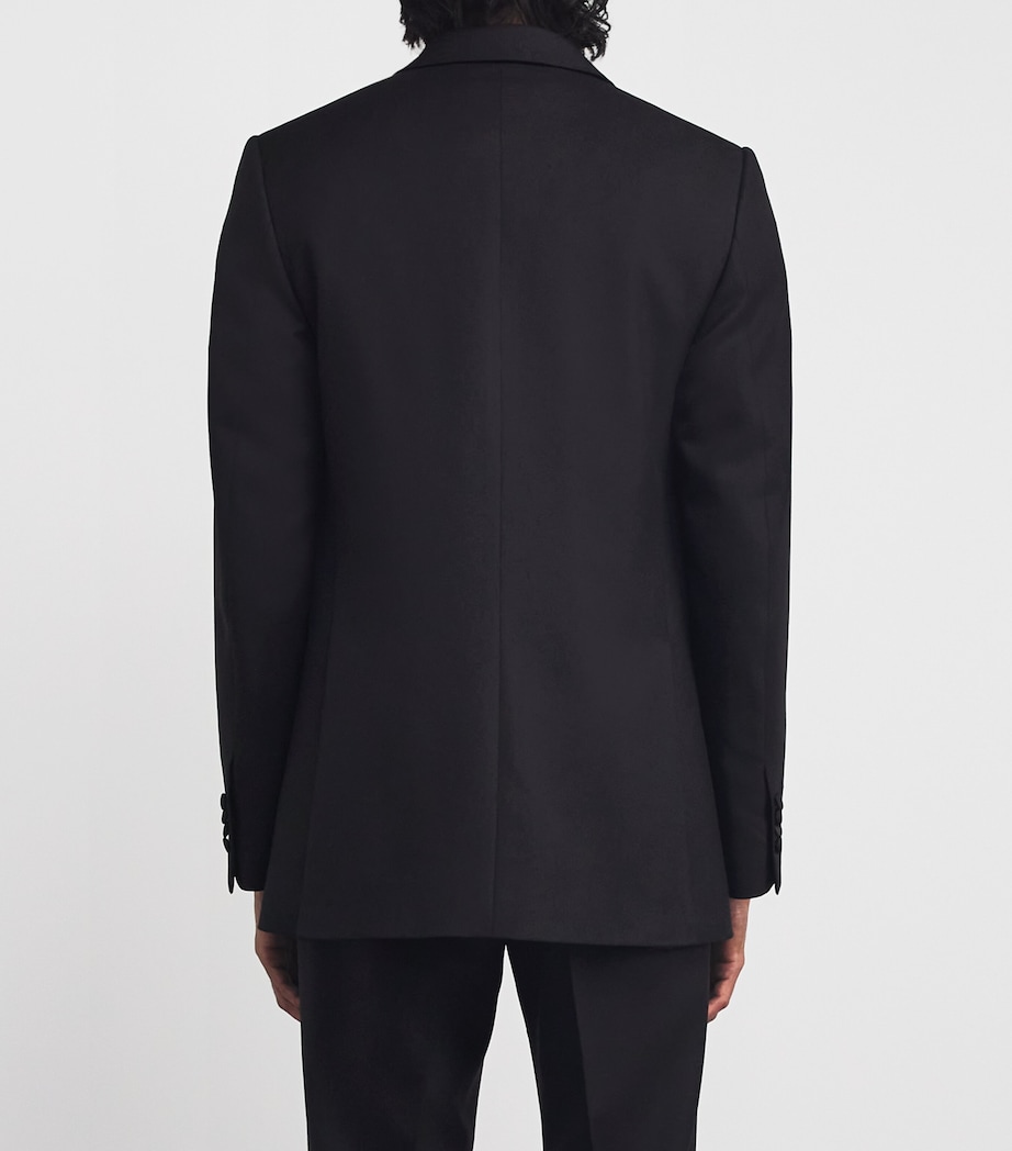 AMIRI Mens Double-Breasted Blazer Black Image 4