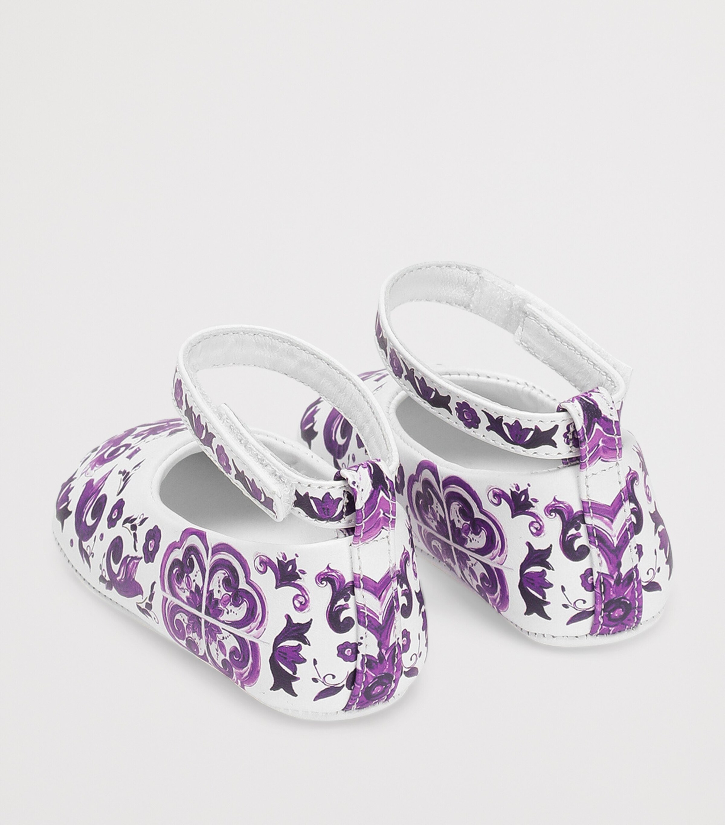 Lambskin Printed Ballet Shoes I03TN-MAIOLICA 3 Image 3