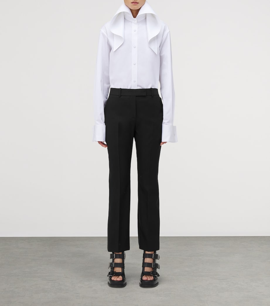 Wool Kickback Trousers 1000 Image 2